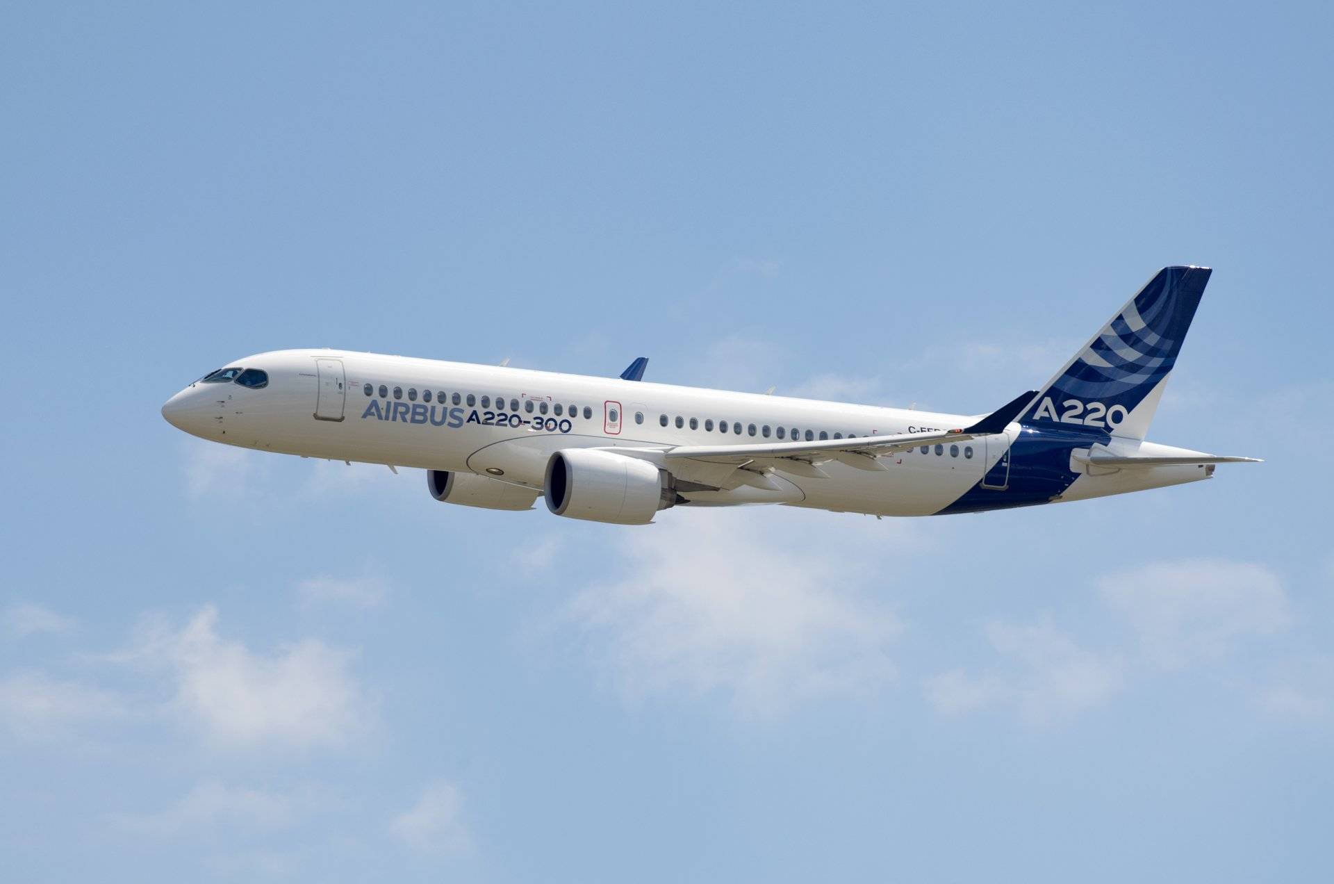 Airbus-A220-300-new-member-of-the-airbus-Single-aisle-Family