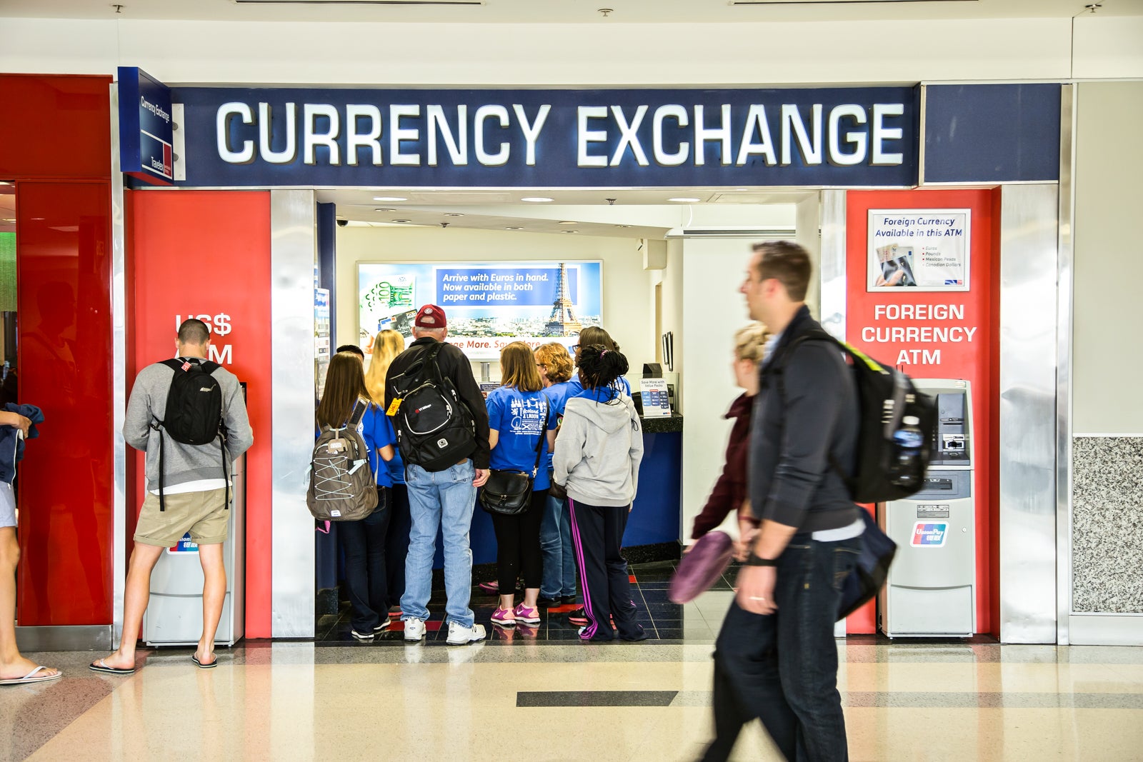 Travelex currency exchange