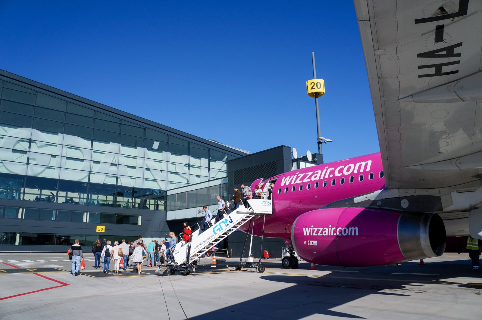 Wizz Air Airbus A320 at Gdansk Airport