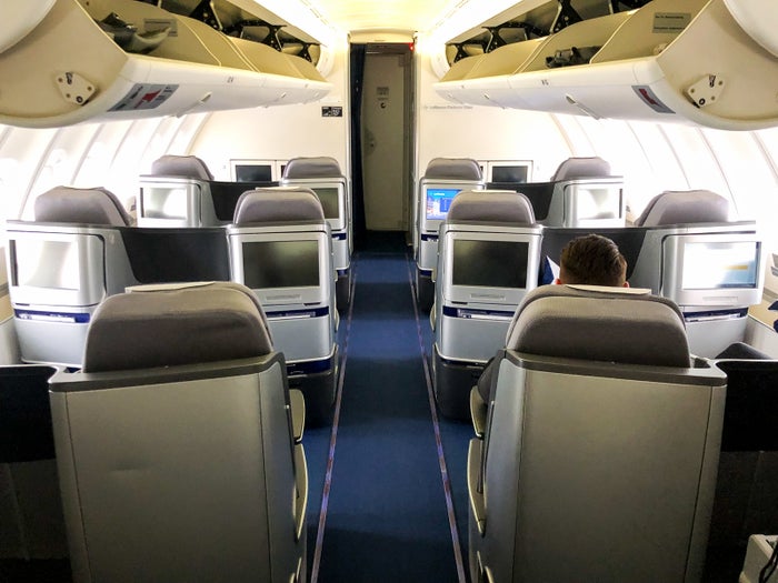 Lufthansa Business Class 747-8 Review, JFK to Frankfurt