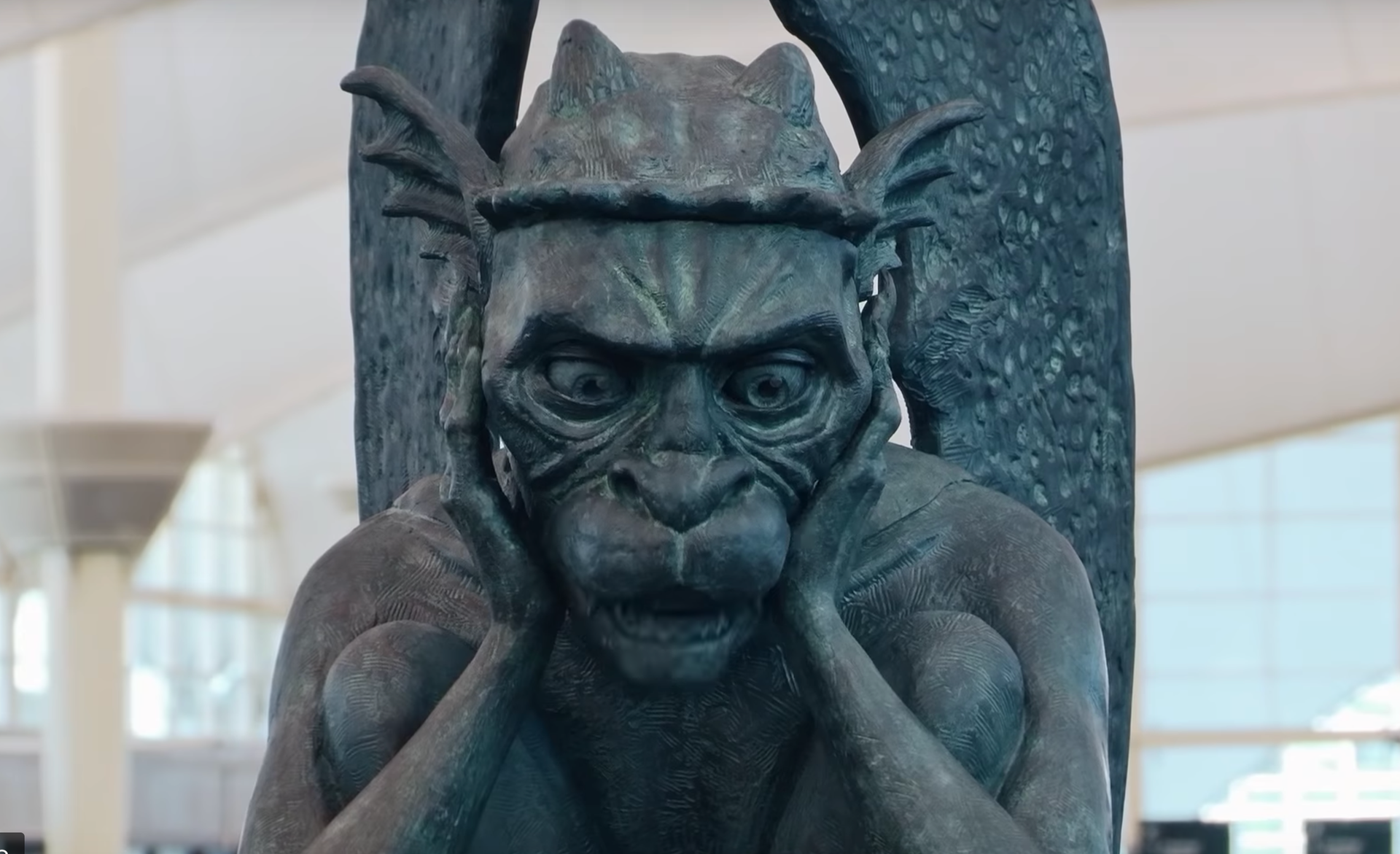 This Talking Gargoyle Is Embracing the Conspiracy Theories at Denver