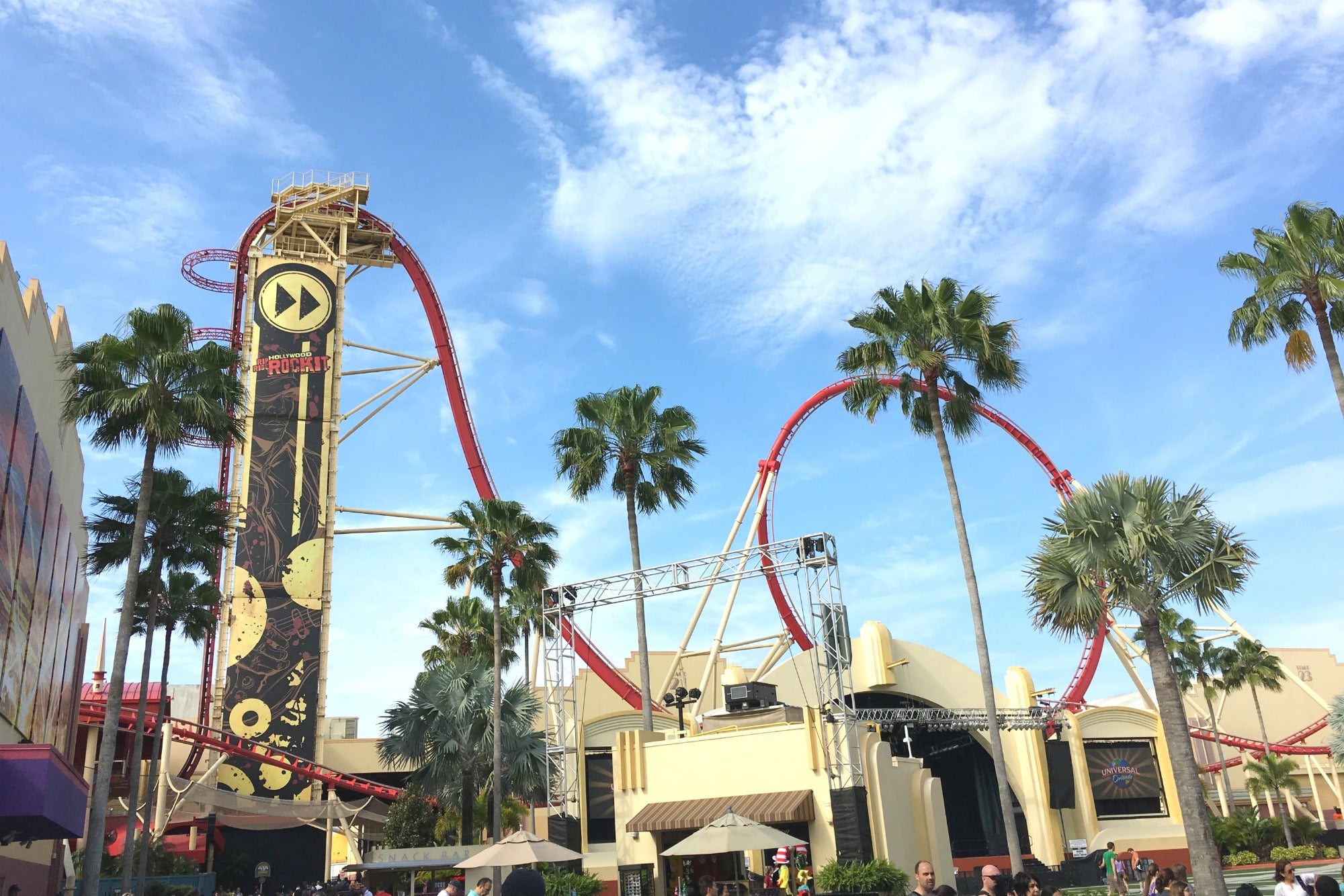 Universal Orlando - Hollywood Rip Ride Rockit Roller Coaster
