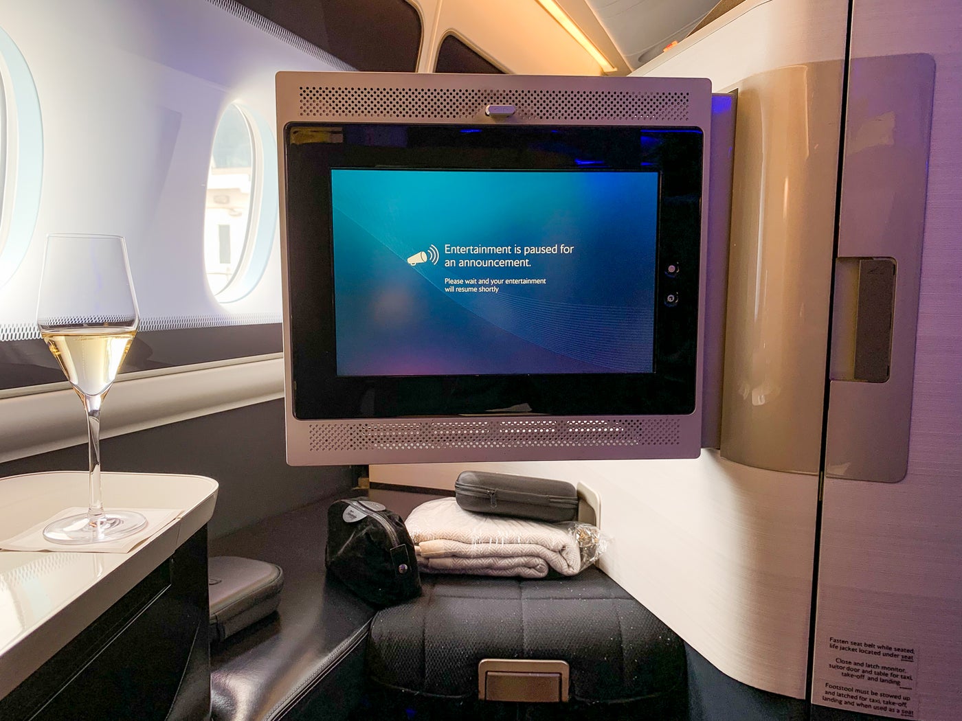 Review: British Airways First Class on the 777, PVG to LHR