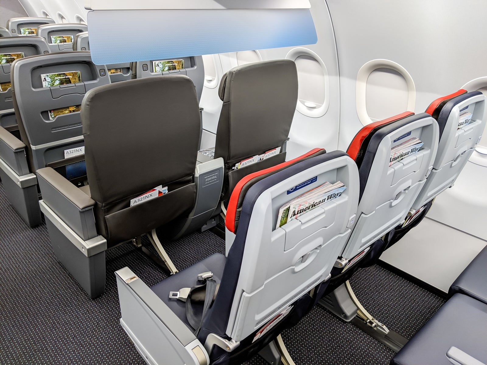 Review American Airlines A321neo First Class Orlando Phoenix   AA A321neo Economy Front Row Seat 