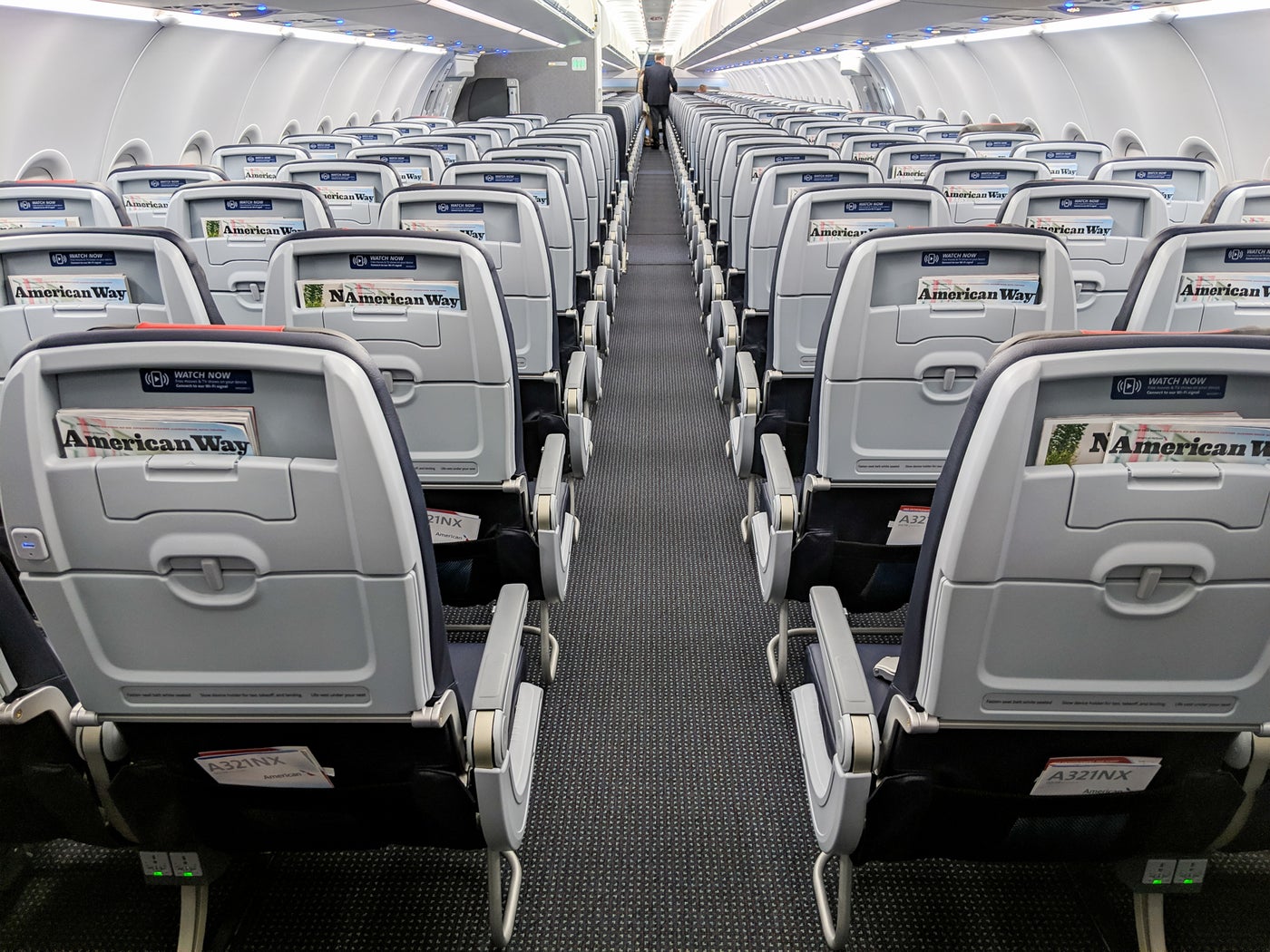 AA's First 'Project Oasis' Retrofit A321 Takes to the Skies