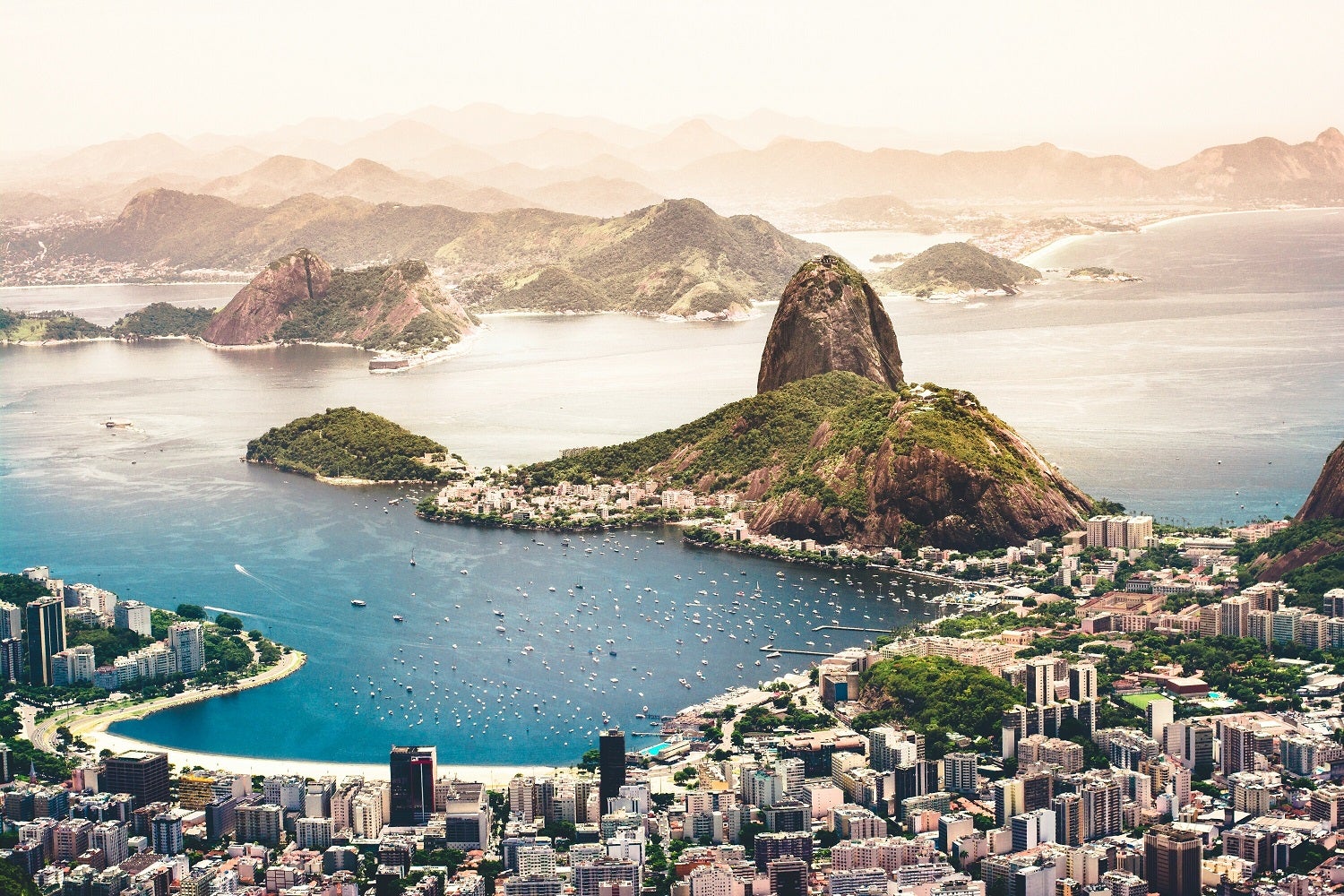 Aerial View Of Rio De Janeiro