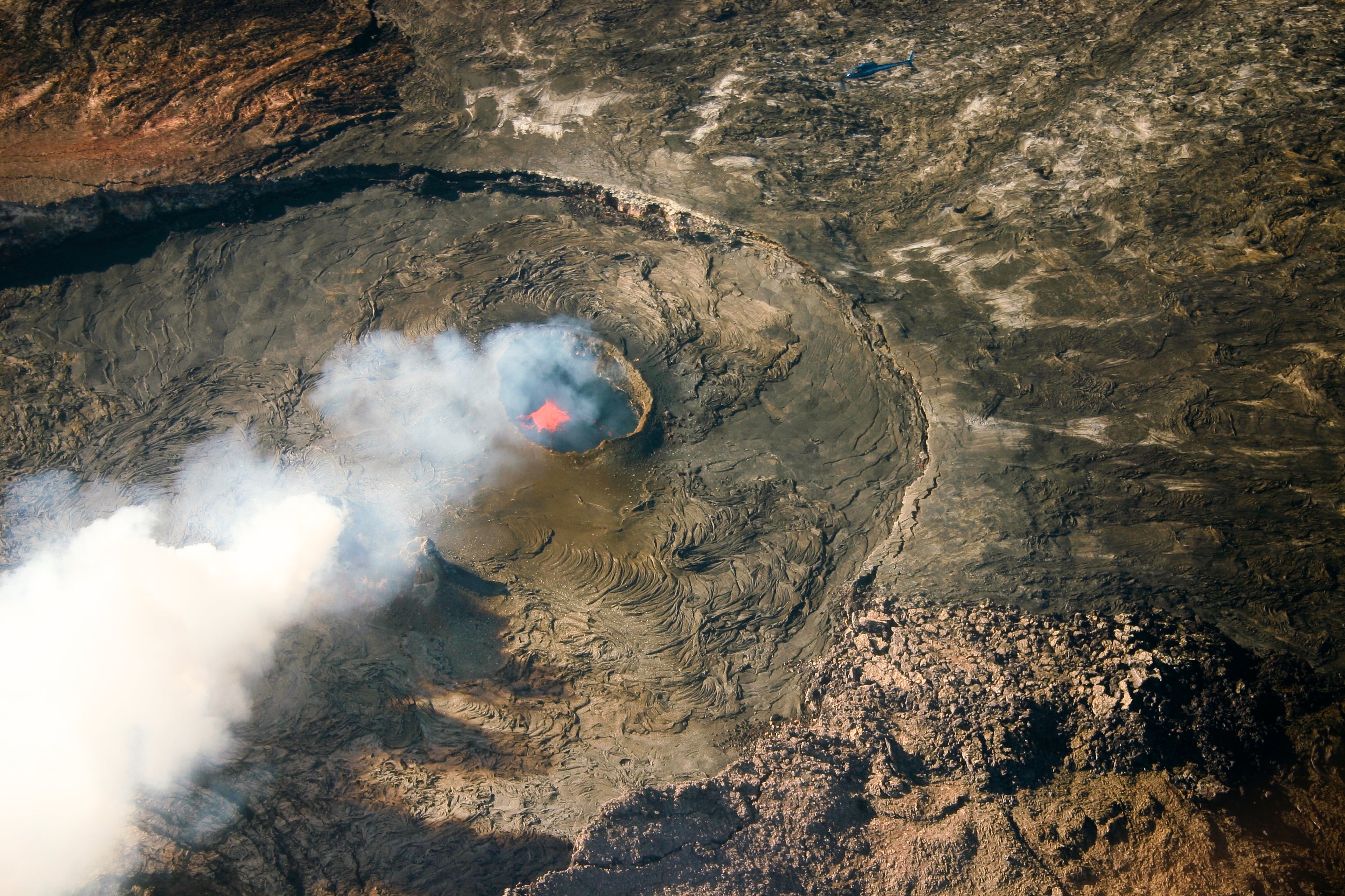 K?lauea pele erupting at the Hawaii volcanoes national park
