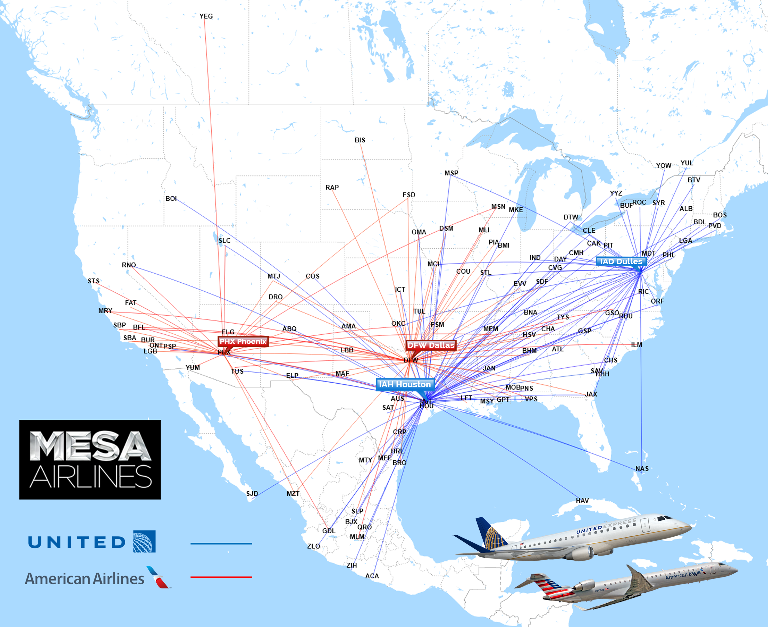 Attention AvGeeks: Mesa Airlines Rolls Out New Livery