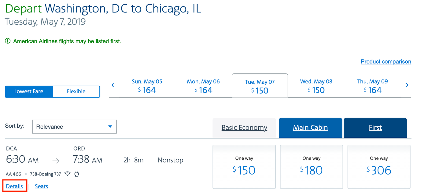 american-airlines-revenue-award-and-upgrade-fare-classes