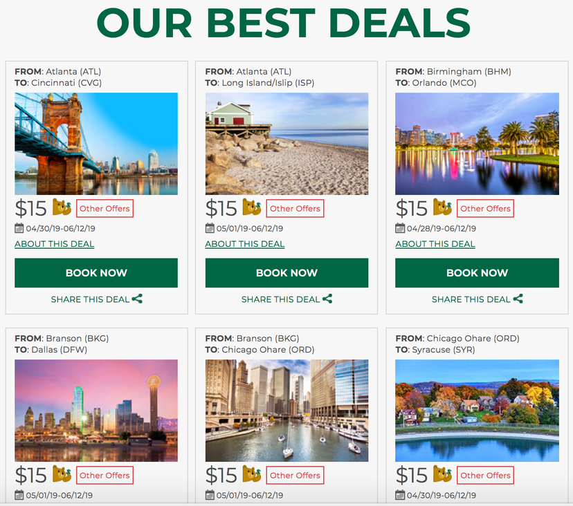 Best Frontier Sale of the Year Penny Fares + Kids Fly Free The