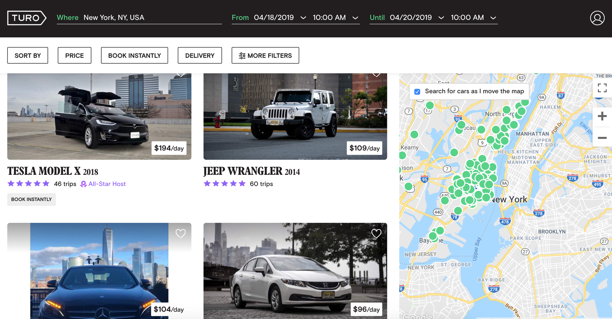 Amex Offer Earn 4,500 Points Through Turo Car Sharing The Points Guy
