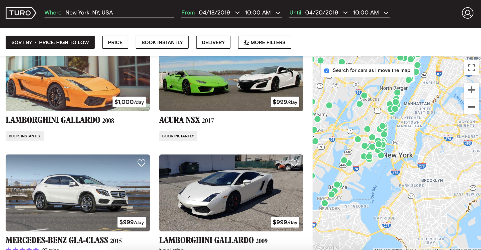 Amex Offer Earn 4,500 Points Through Turo Car Sharing The Points Guy