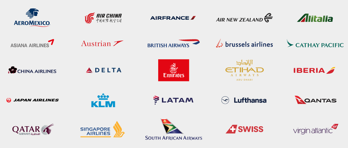 International Airline Partners as of Apr. 26, 2019.