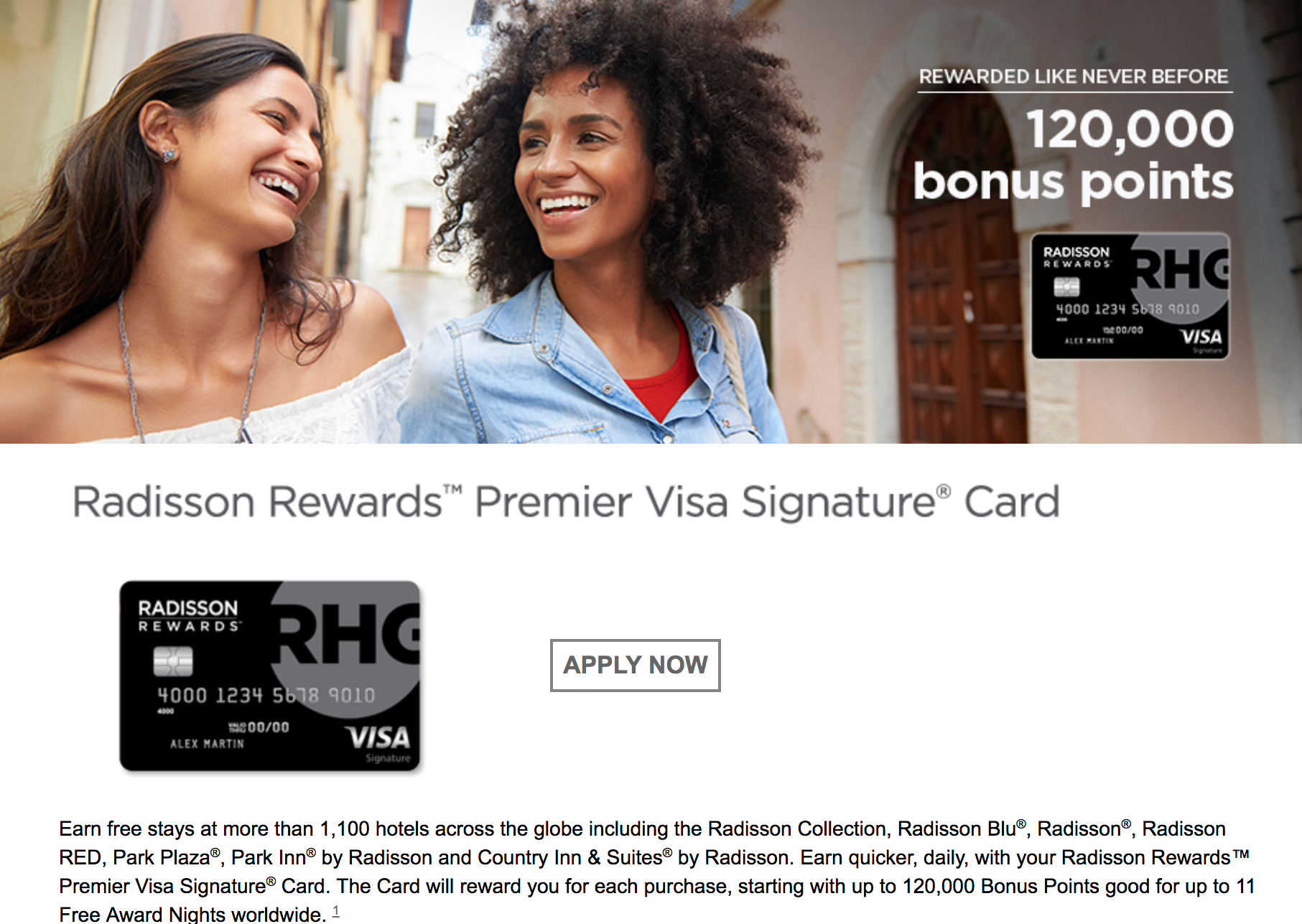 Radisson Rewards Credit Card Launches HighestEver Bonus Earn 120k