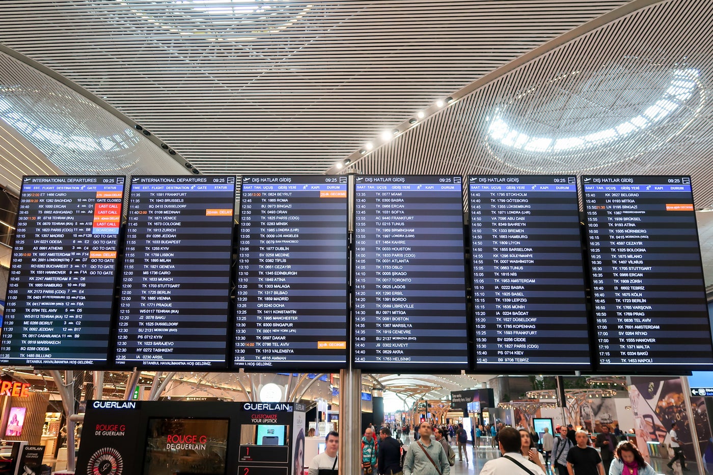 Inside New Istanbul Airport the Largest Airport Terminal