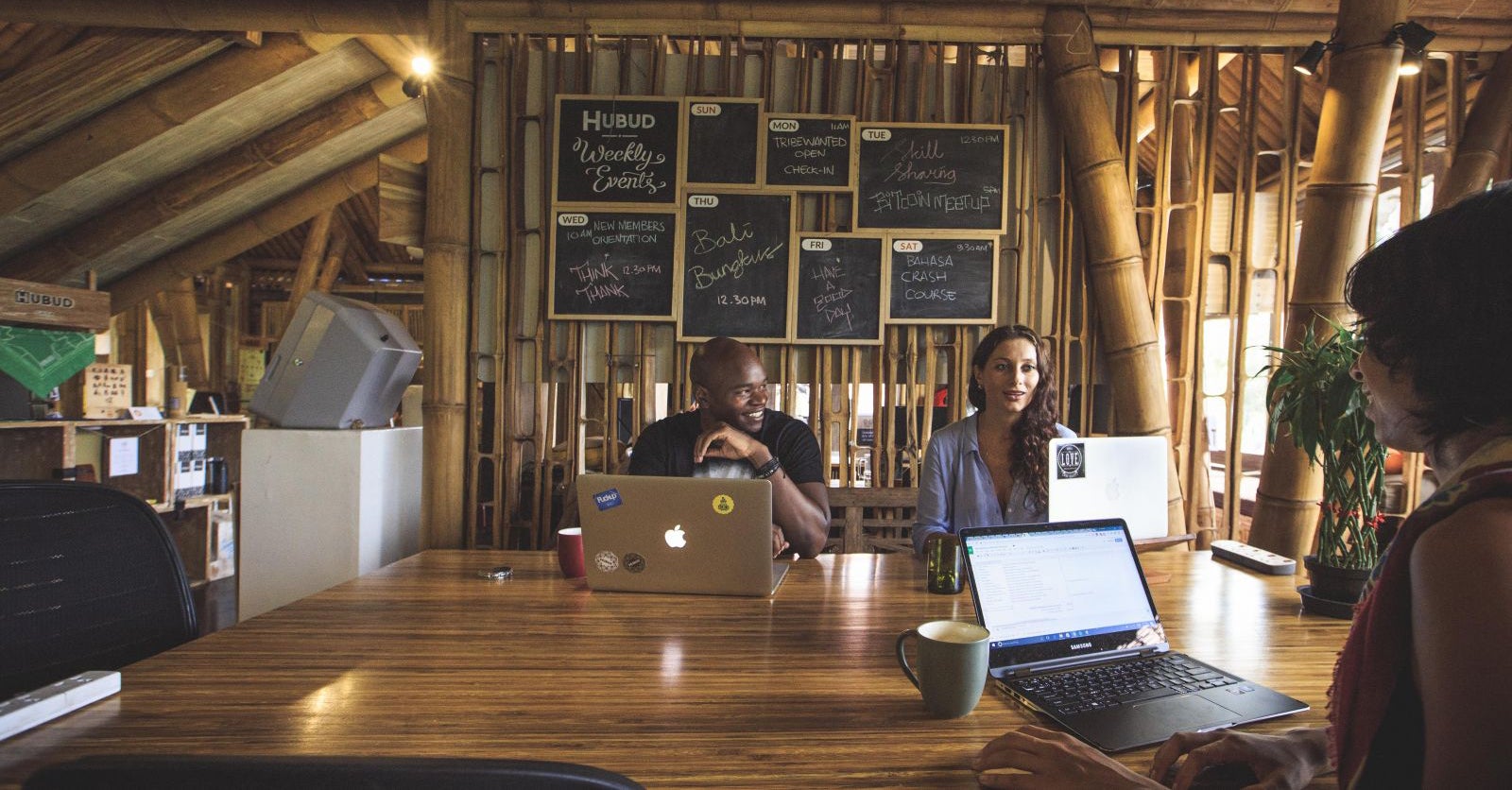 co-working space Hubud, located in Bali