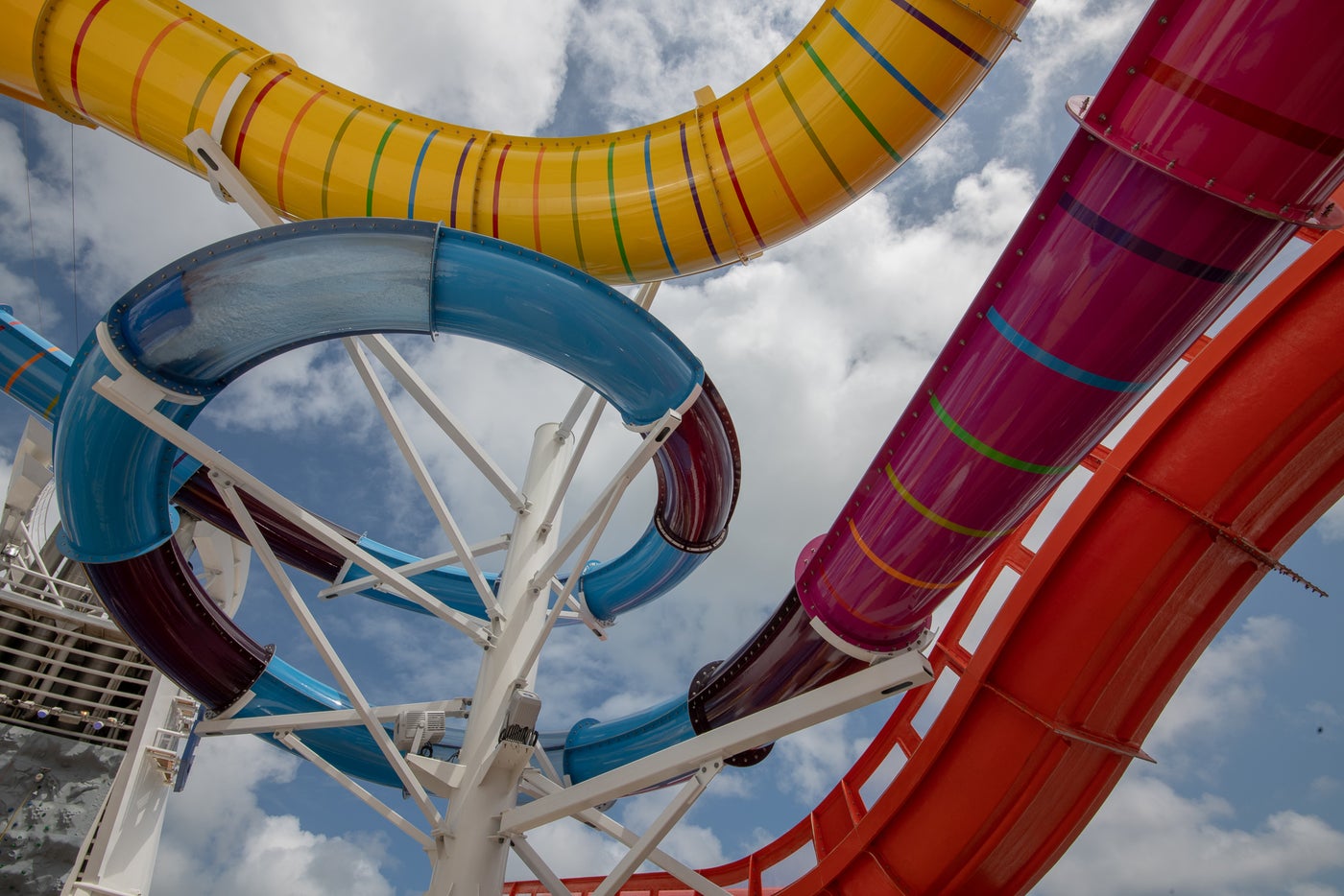 longest water slide on cruise ship