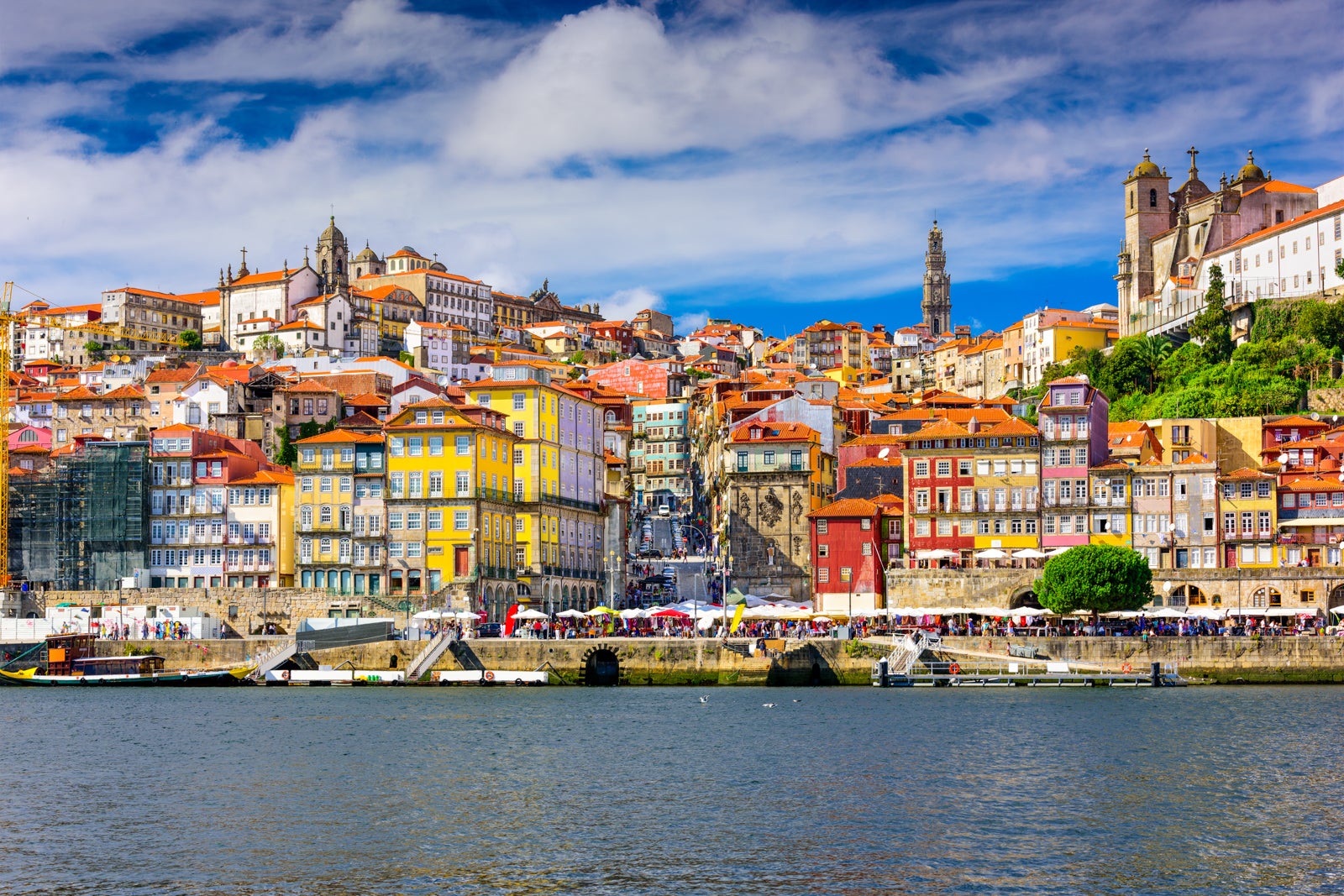 Porto, Portugal skyline from across the Douro River. (Photo by ESB Professional / Shutterstock)