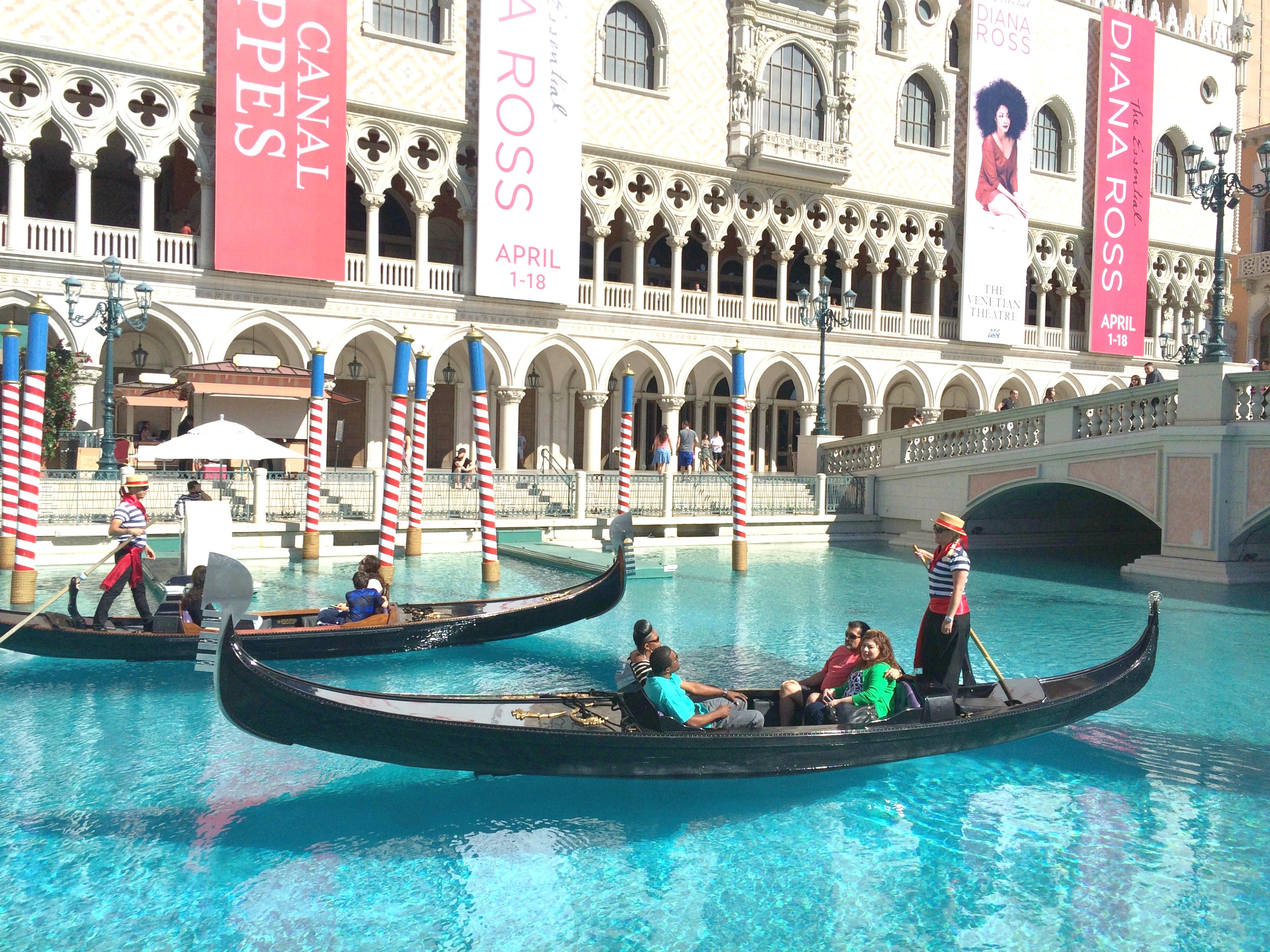 Las Vegas with kids - Gondola Rides Venetian