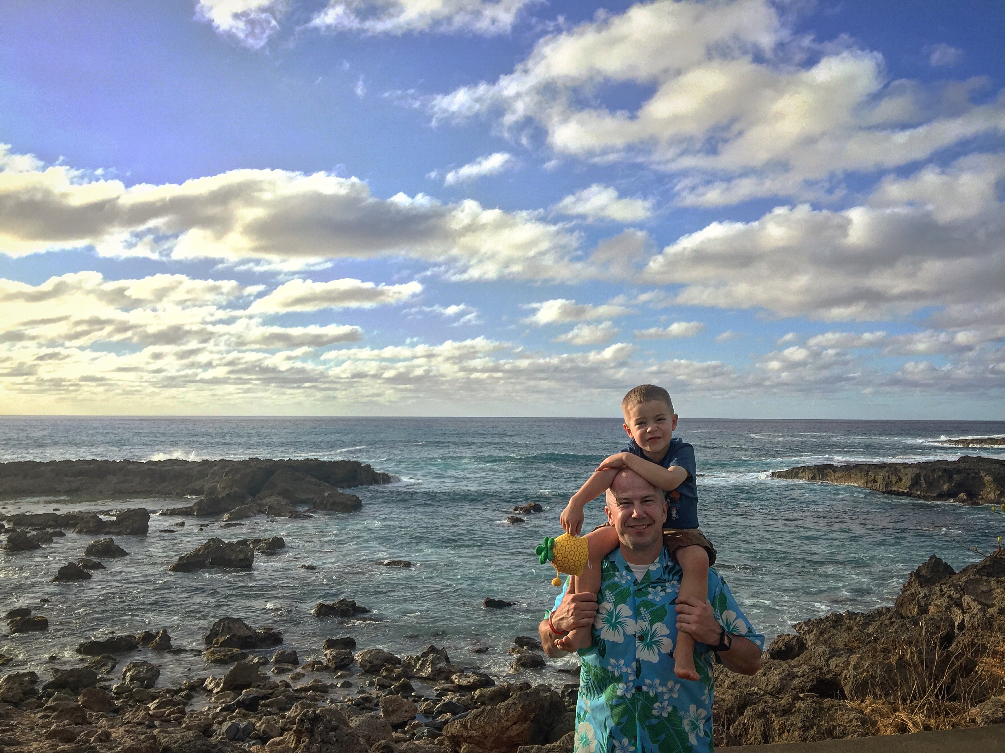 North Shore Hawaii with Timmy in March 2016