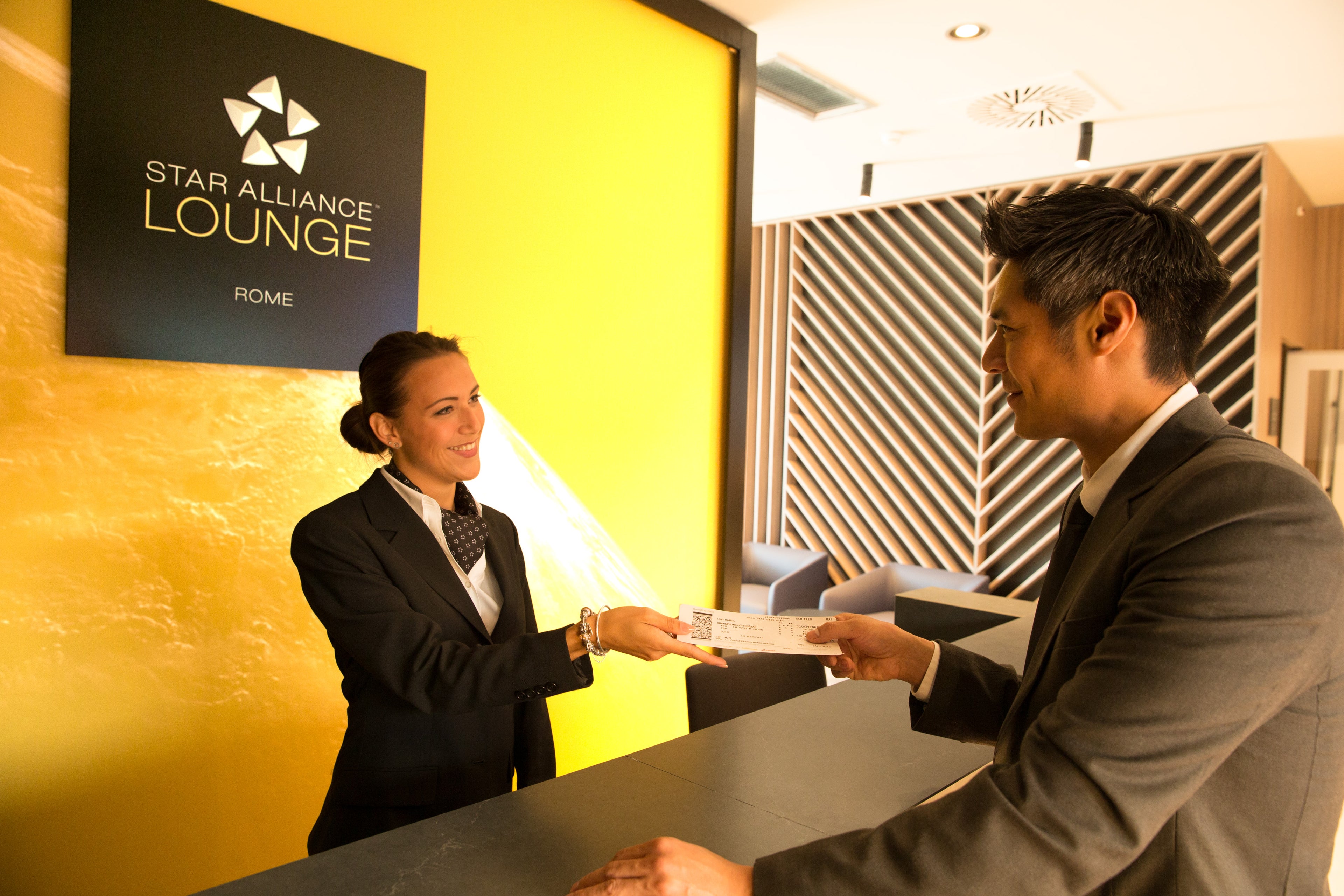 Star Alliance Lounge in Rome (FCO)