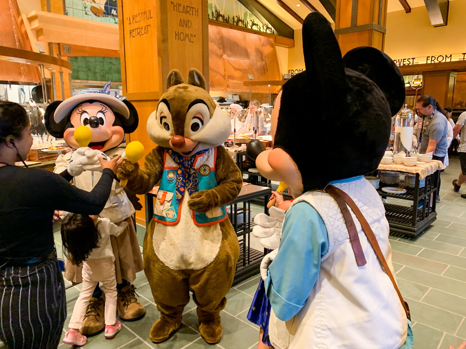 Disneyland Grand Californian Hotel Mascots