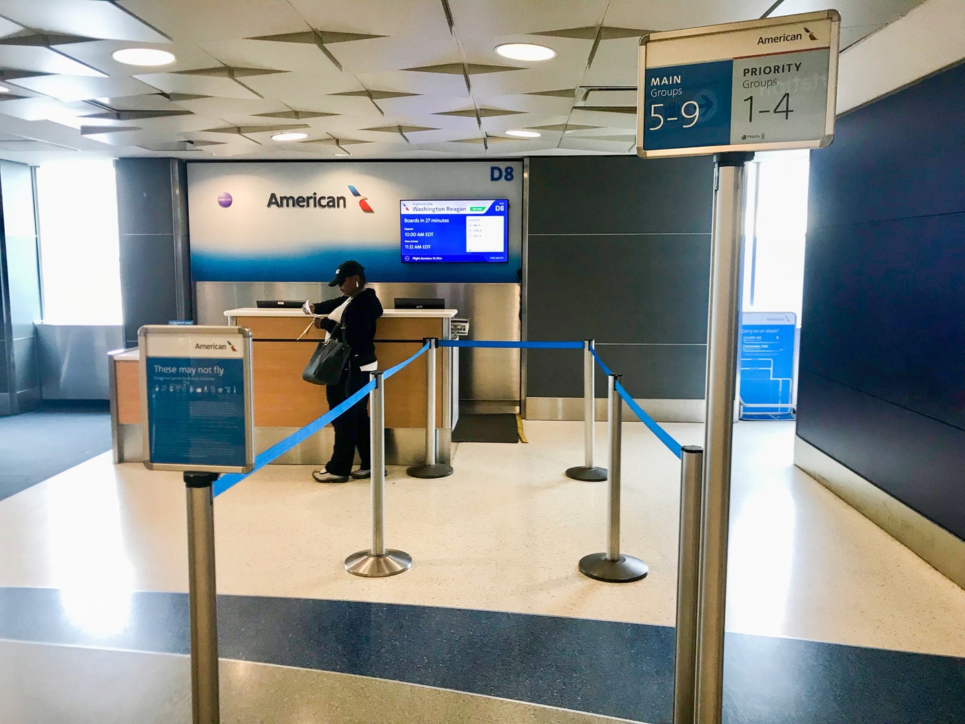 American Airlines Shuttle in First Class from LGA to DCA