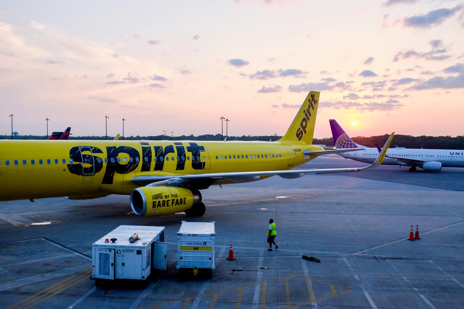 Spirit Airlines A321 BWI-FLL