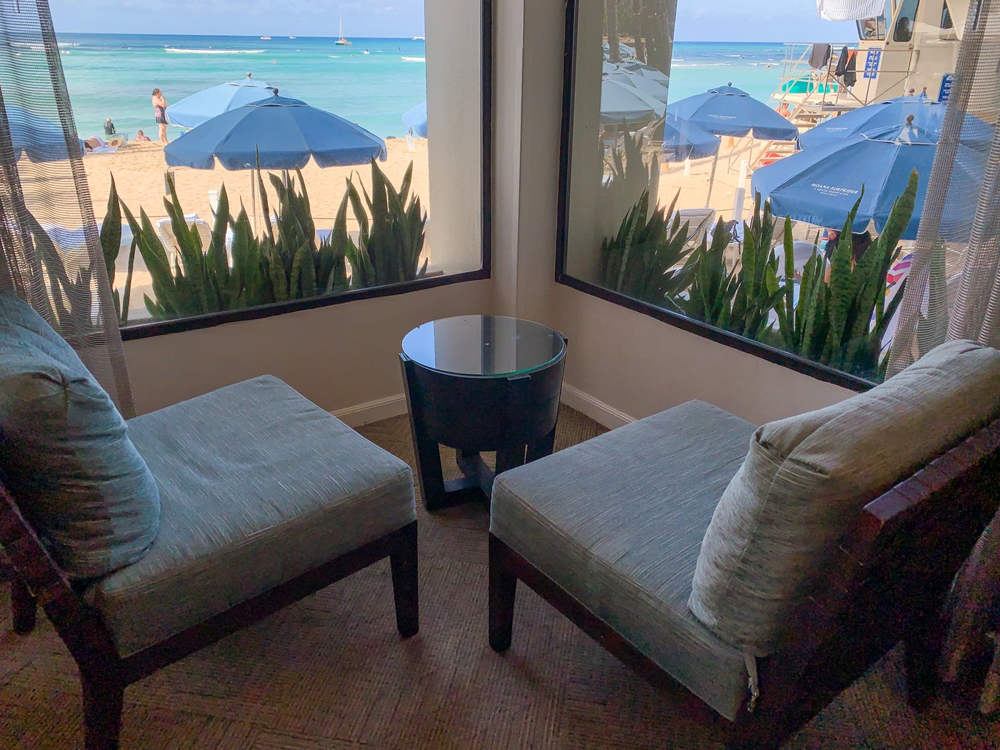 The Club Lounge at the Westin Moana Surfrider on Waikiki