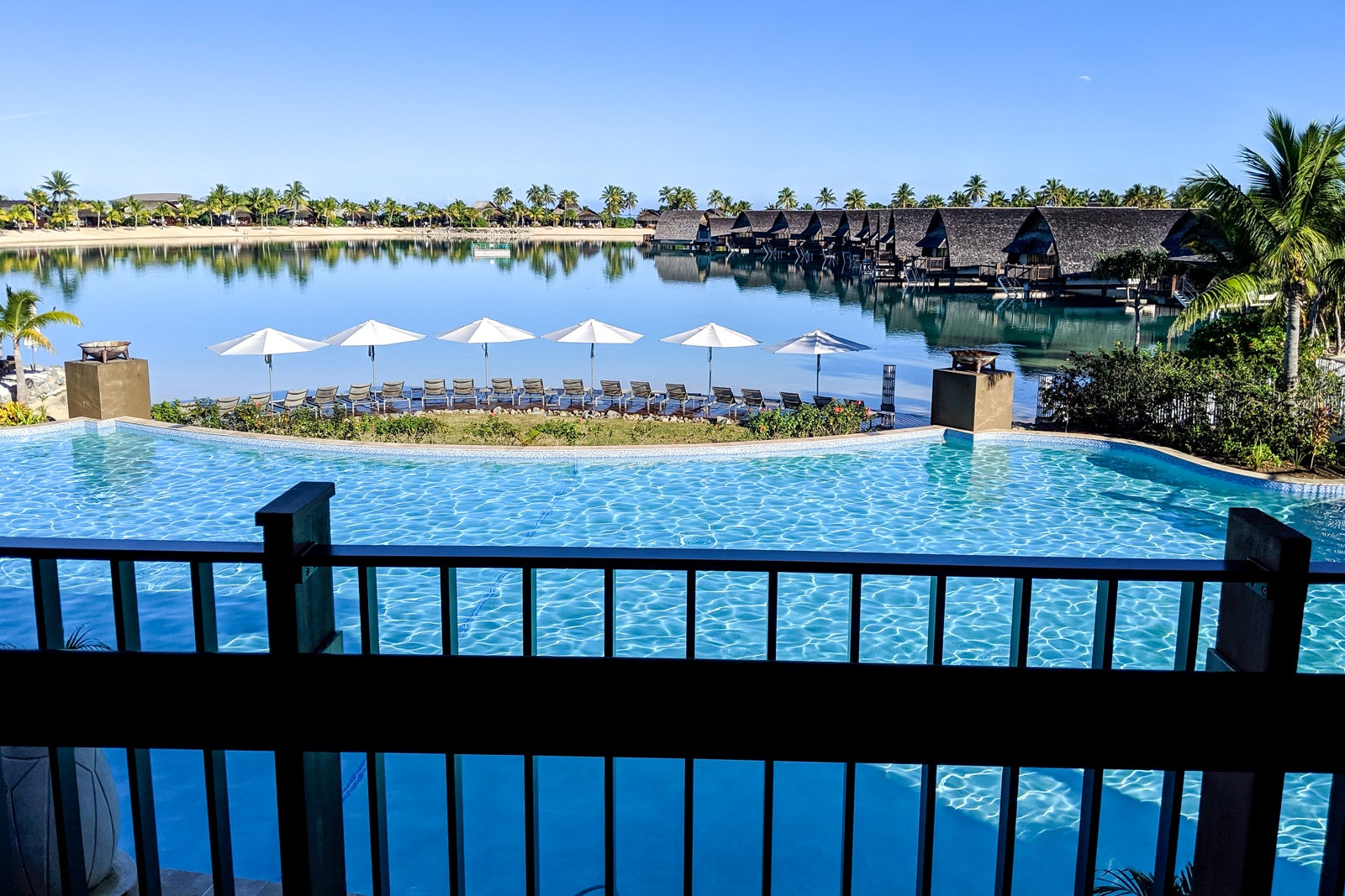 Lagoon view room at the Fiji Marriott Resort Momi Bay