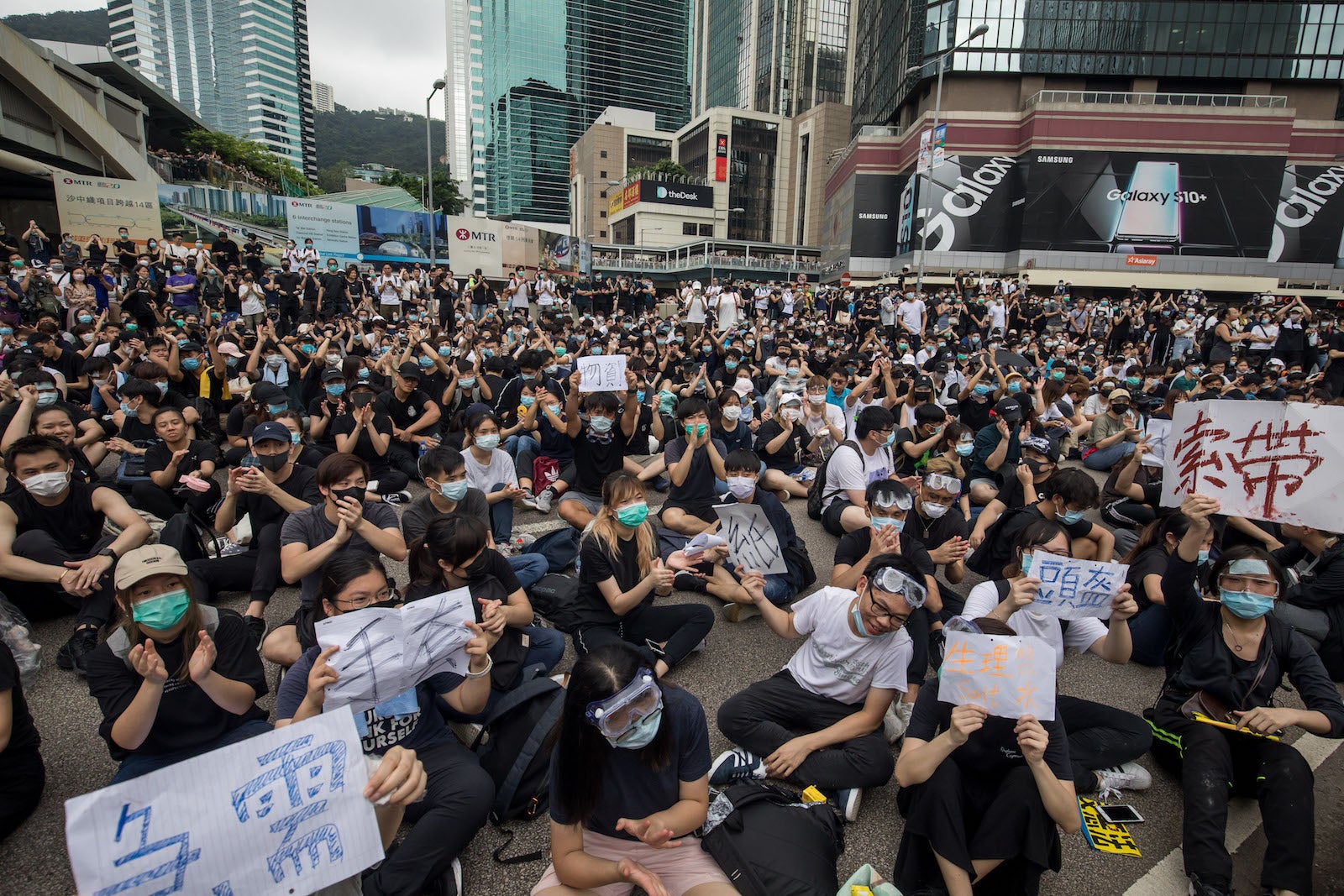 Mass Protests Lead To Postponement Of Hong Kong Legislature's Extradition Law Meeting