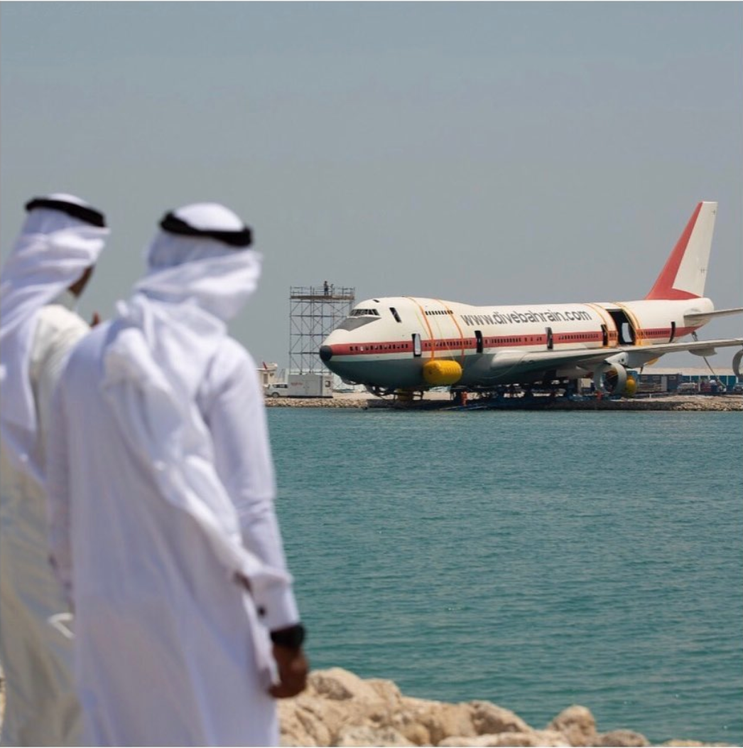 Dive Bahrain 747 Float Out