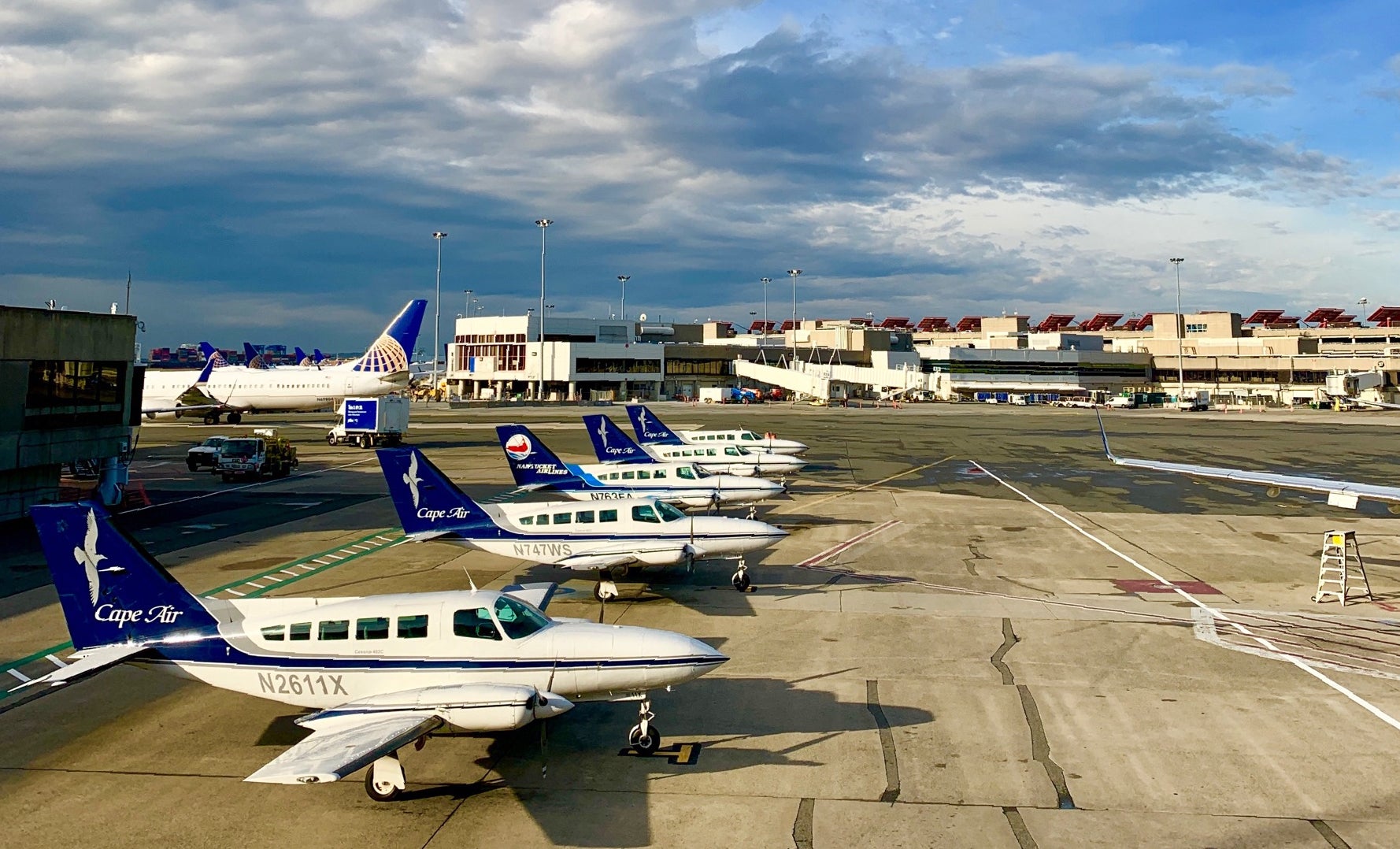 Cape Air Cessnas at Boston Logan