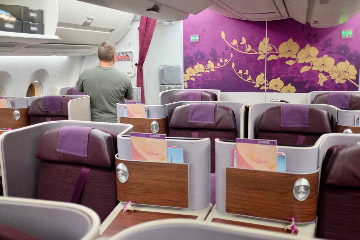 Sky Family: Thai Airways on a A350-900 in Business Class From Bangkok ...