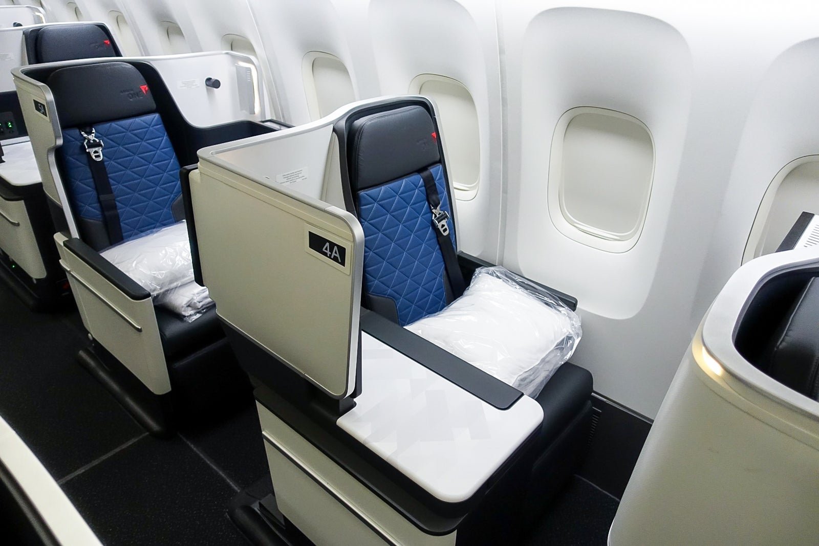 Aboard Delta's First Retrofitted 767400ER With BrandNew Delta One