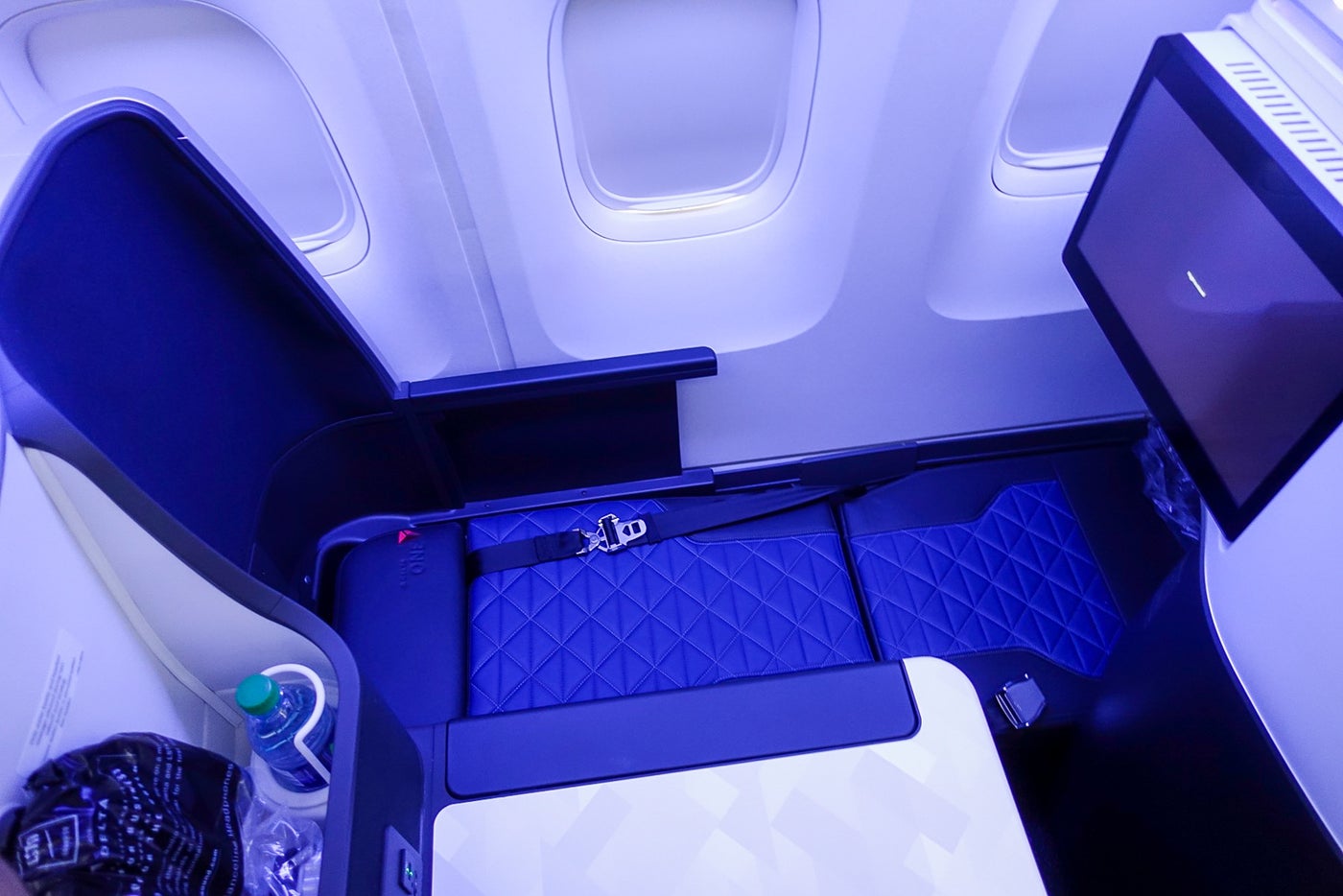 Aboard Delta's First Retrofitted 767-400ER With Brand-New Delta One Seats