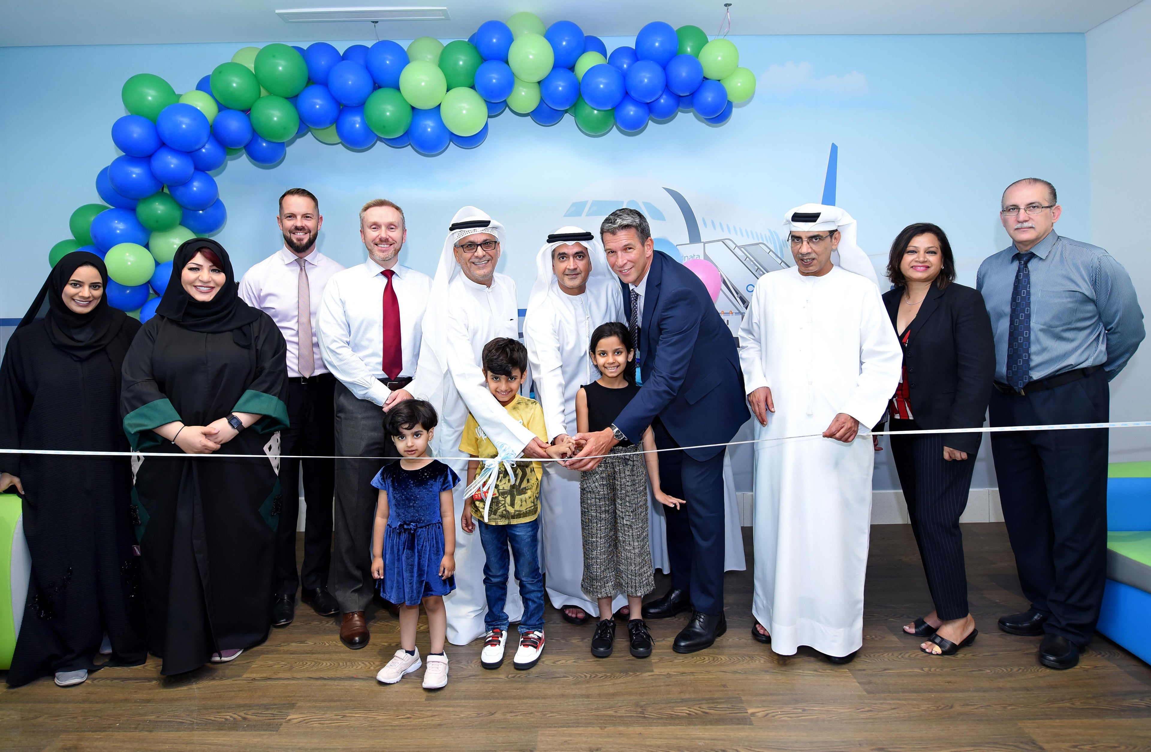 dnata's new lounge was inaugurated by dnata's senior management and three young flyers