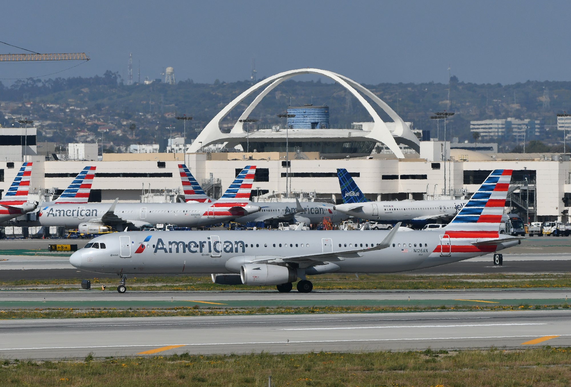 American Airlines A321 at LAX