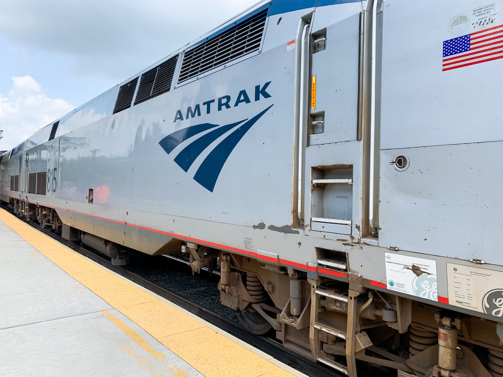 average speed of amtrak train