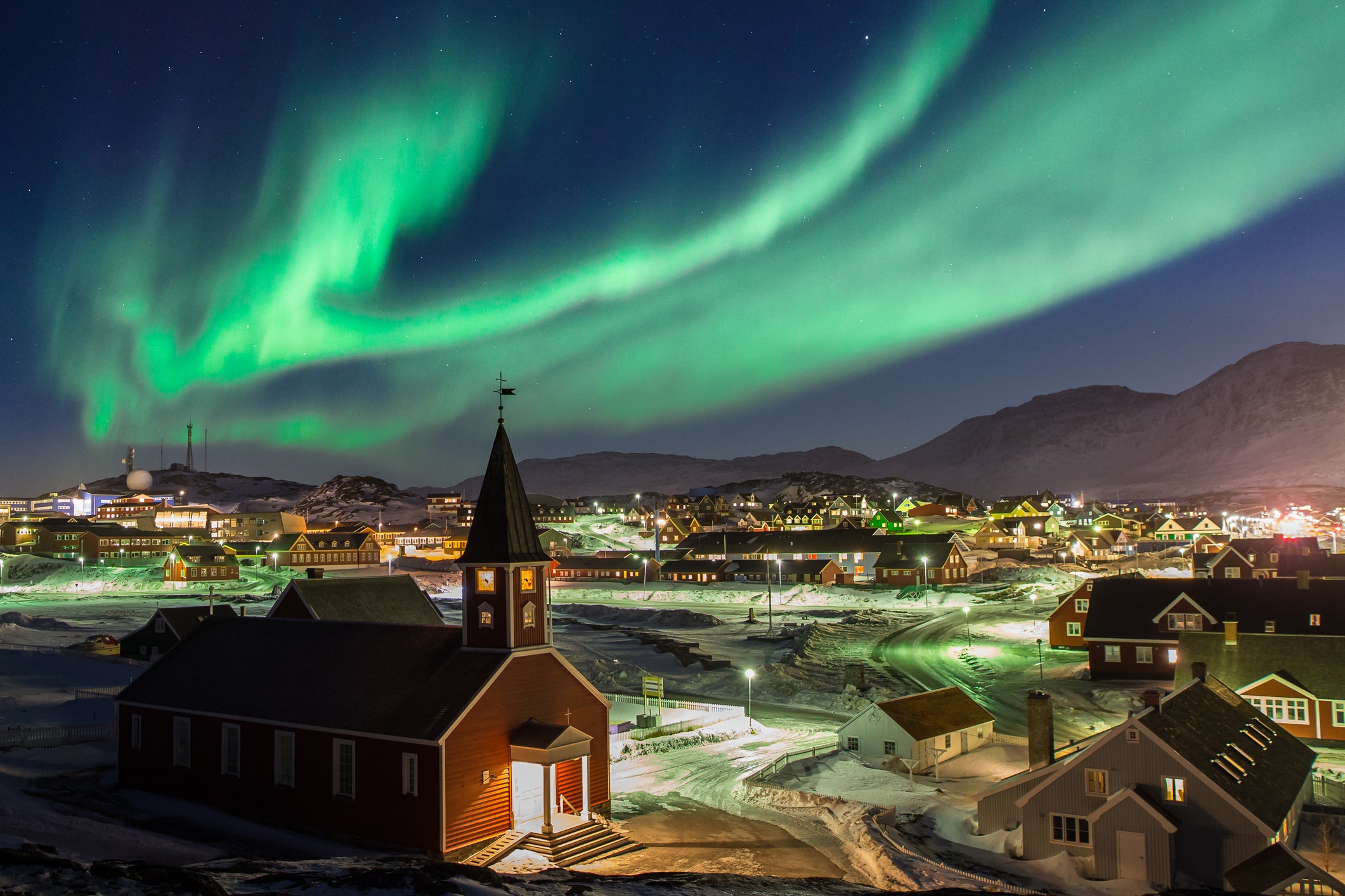 Nuuk, Greenland northern lights
