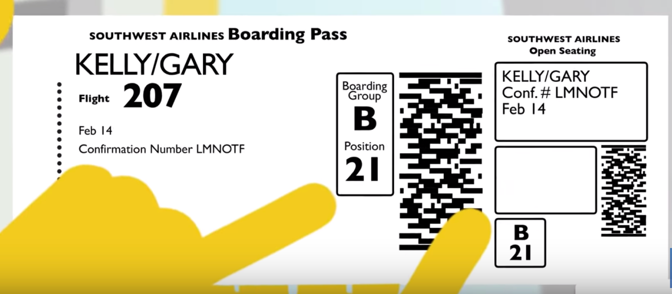 southwest boarding pass