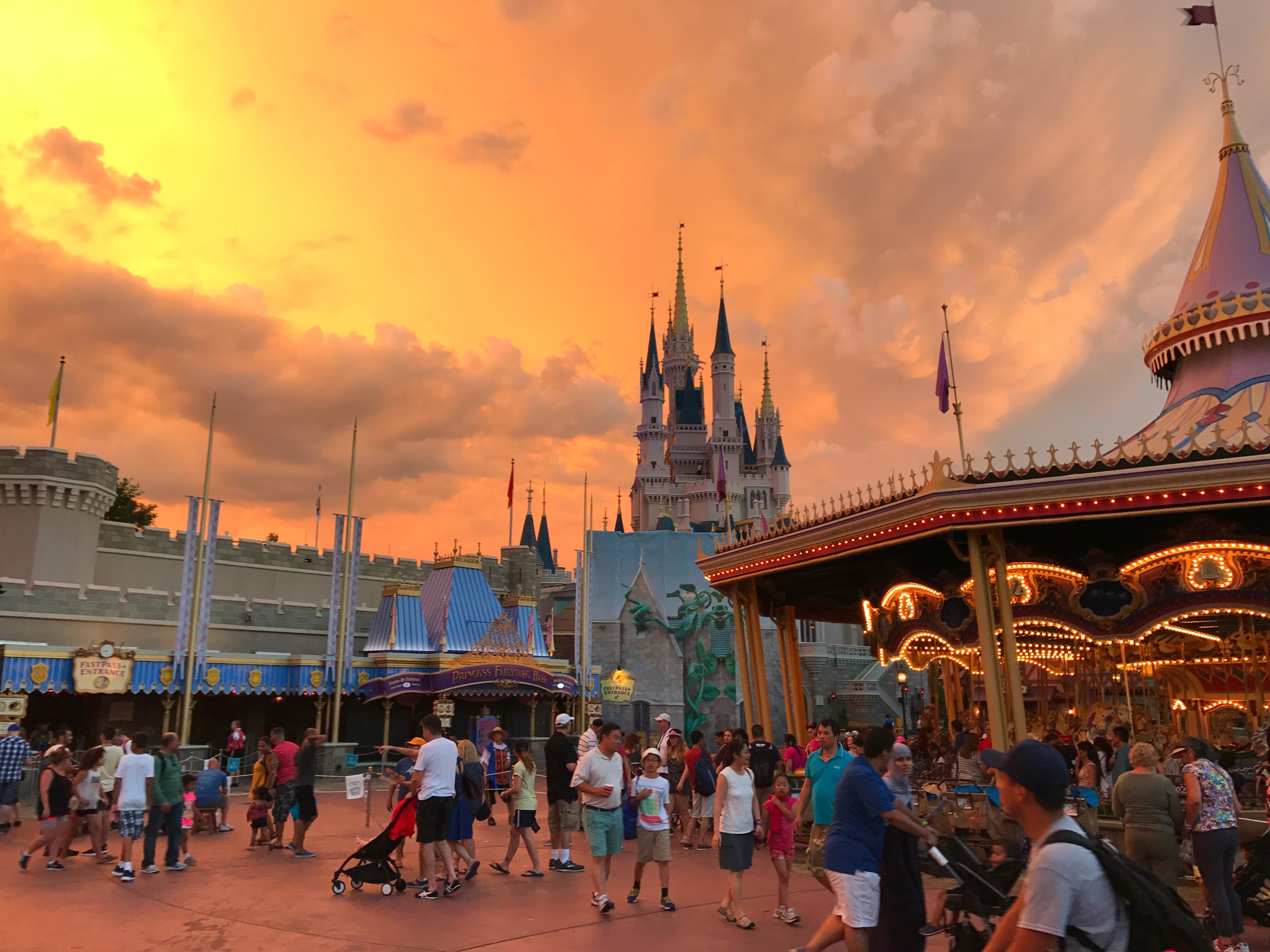 Sunset at Disney World