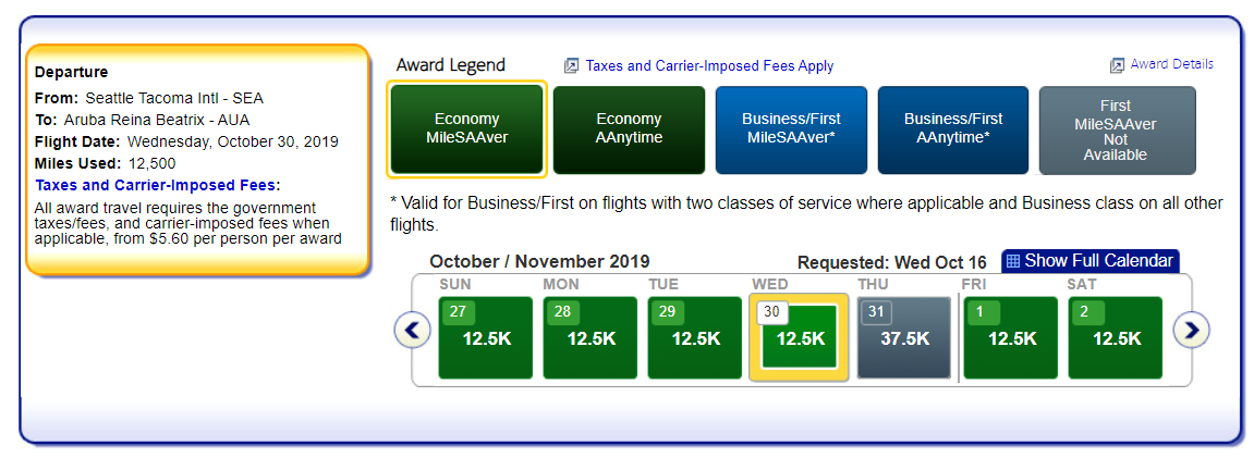 How use off peak pricing to save on American Airlines awards The