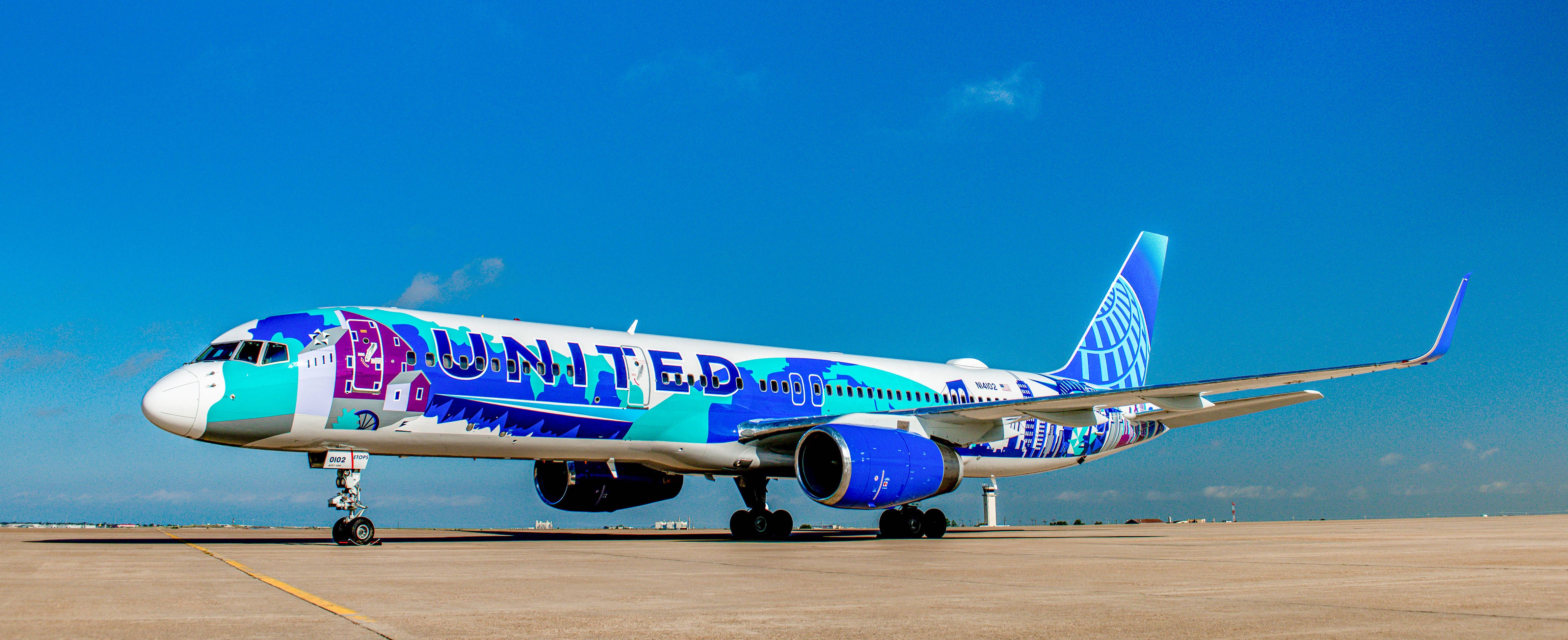 United Airlines rolled out its newest special aircraft livery Thursday