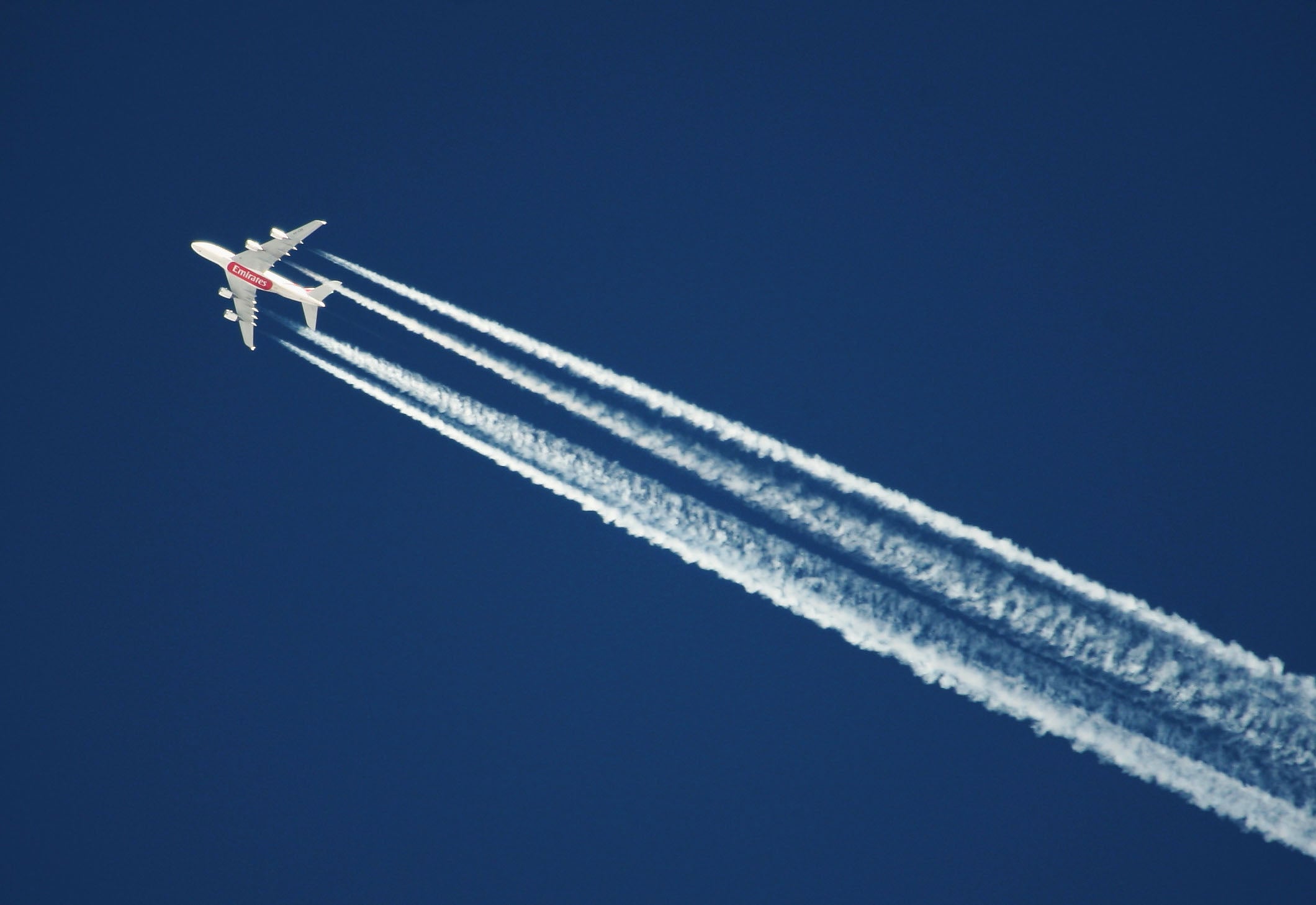 Boeing 747 химтрейлы