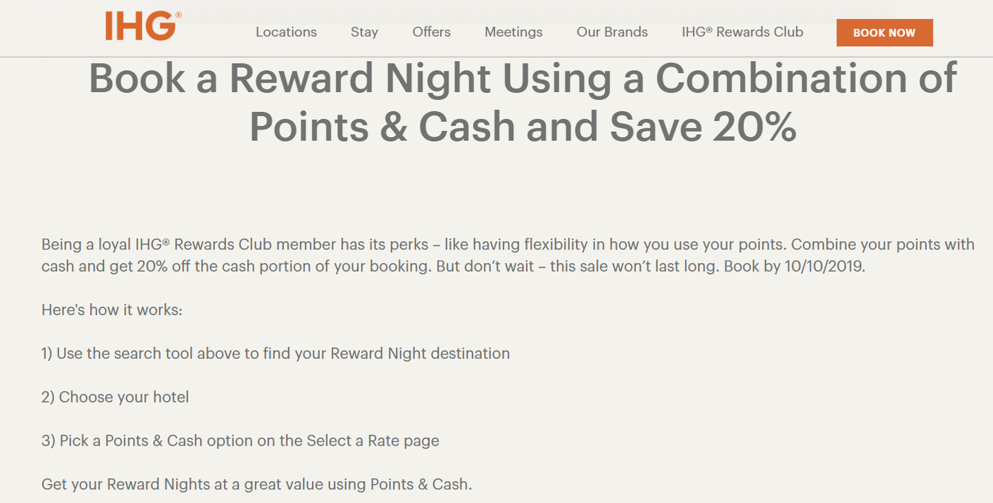 Use this trick to mint IHG points at a lowestever rate