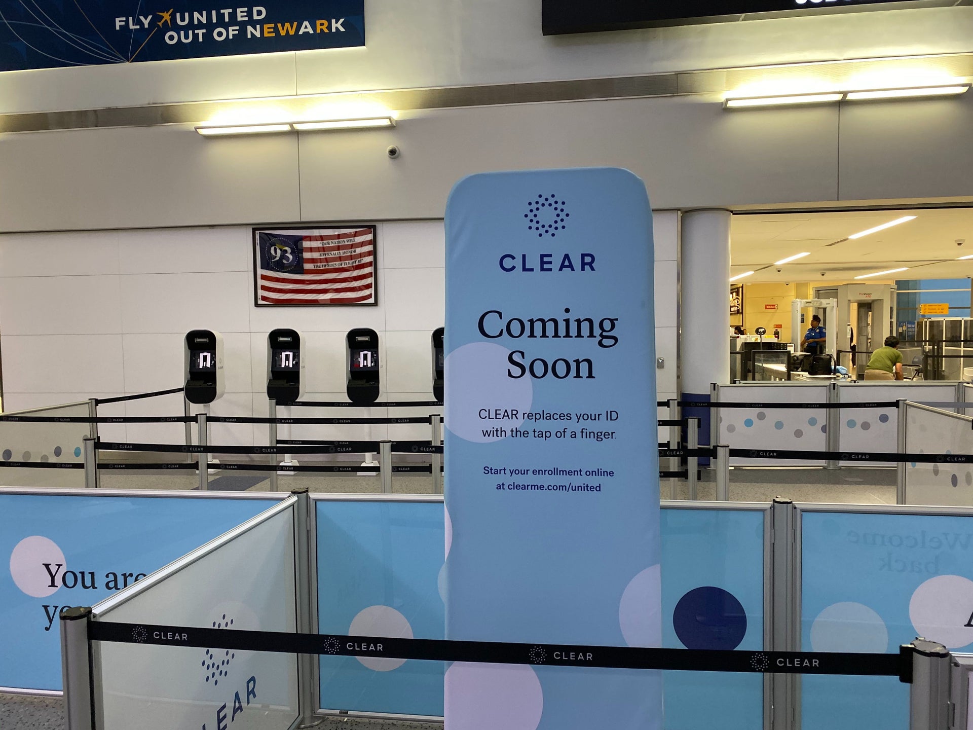 Clear opening at United terminals in Houston (IAH) next week The