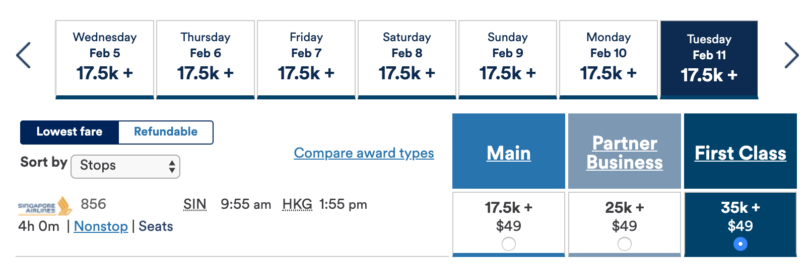 book singapore airlines with alaska miles