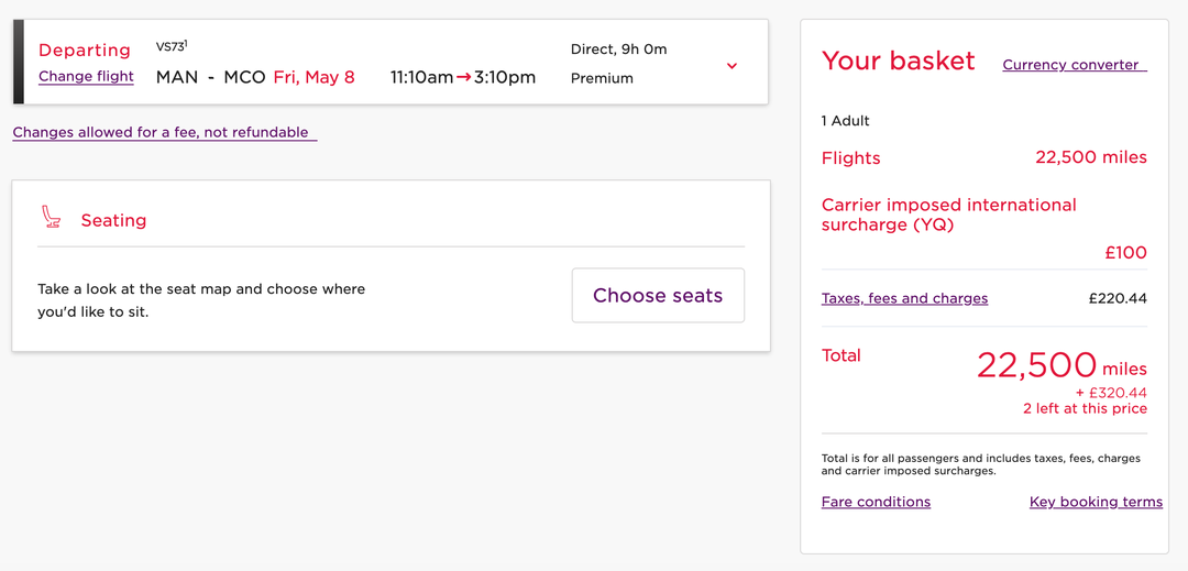 How to reduce fuel surcharges on Virgin Atlantic award tickets The