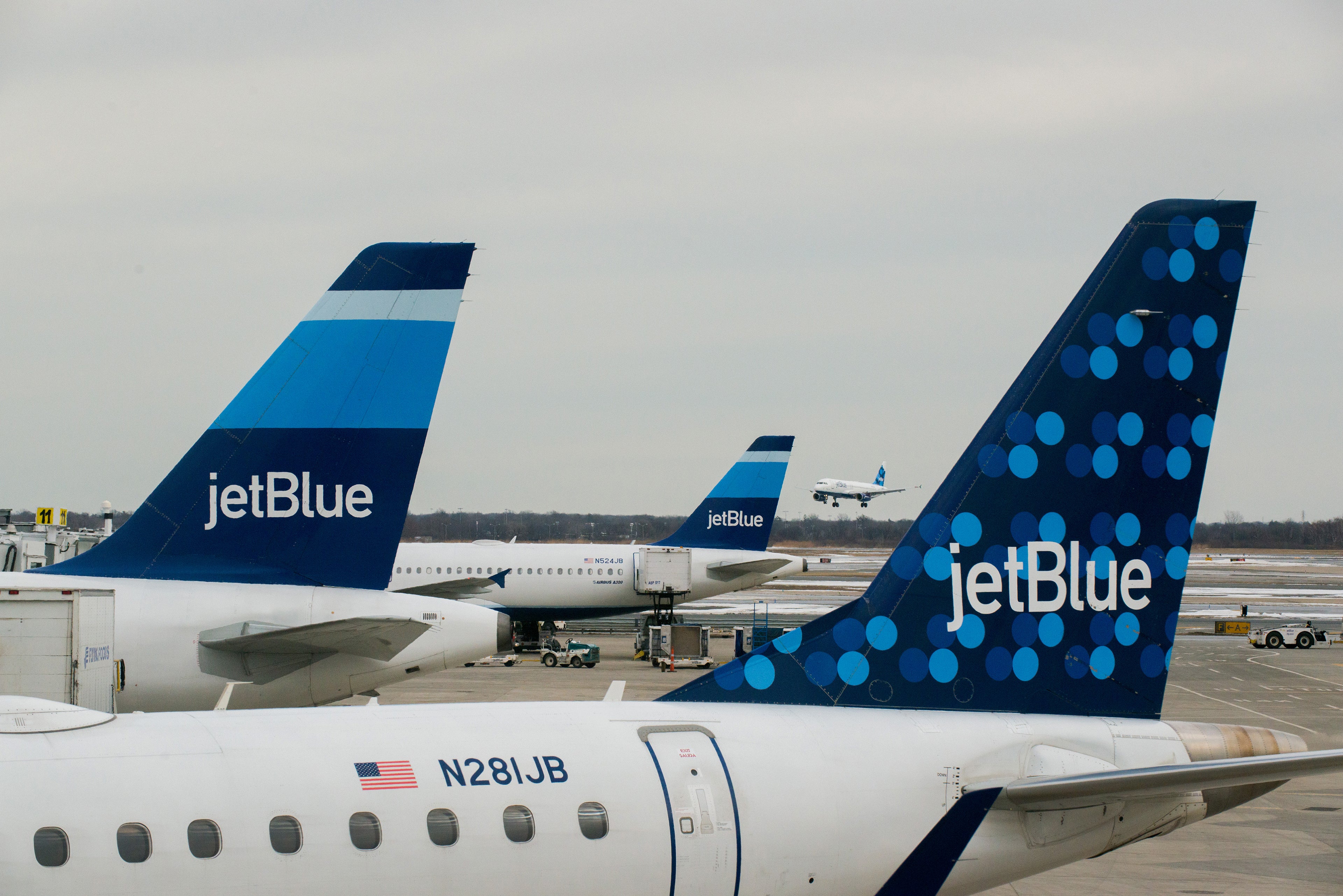 Operations At JetBlue Airways Corp.'s Terminal 5 Ahead of Earnings Figures
